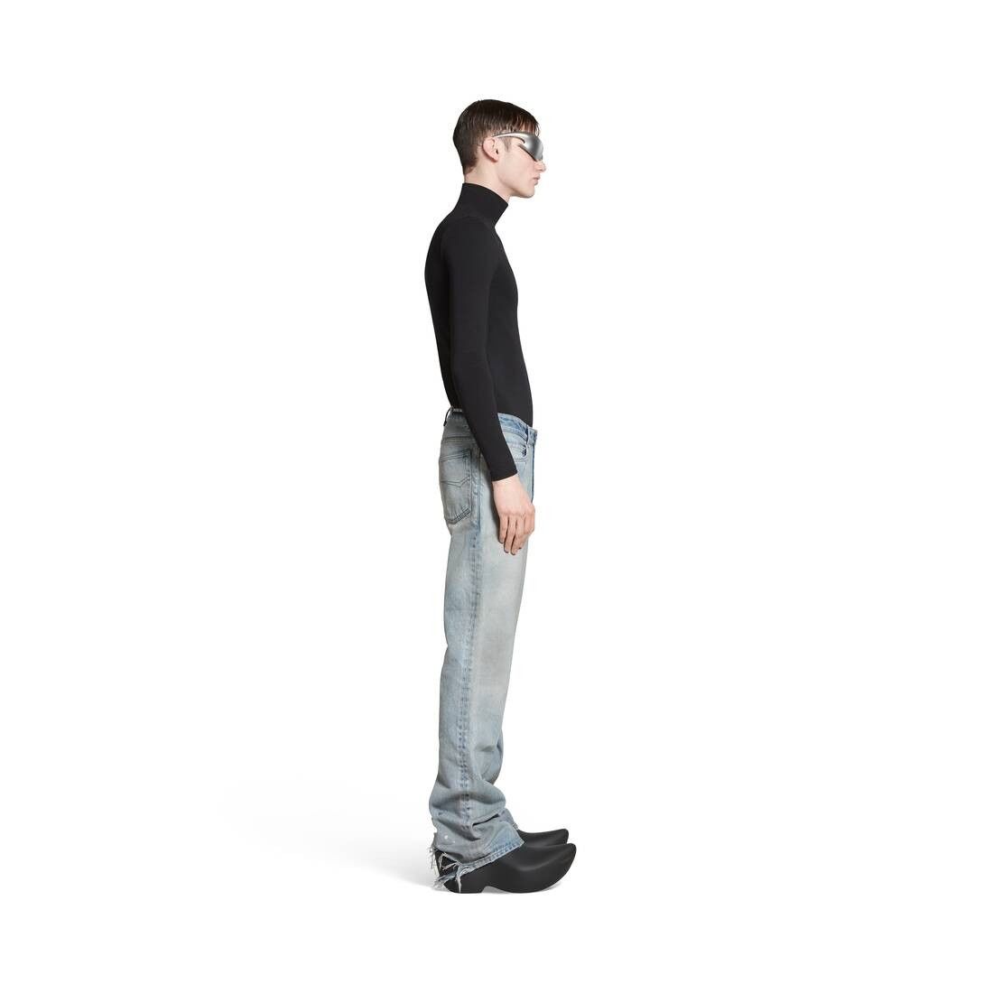 Balenciaga o1bcso1str1025 Dup / Bootcut Pants in Blue Size US 32 / EU 48 - 3 Thumbnail