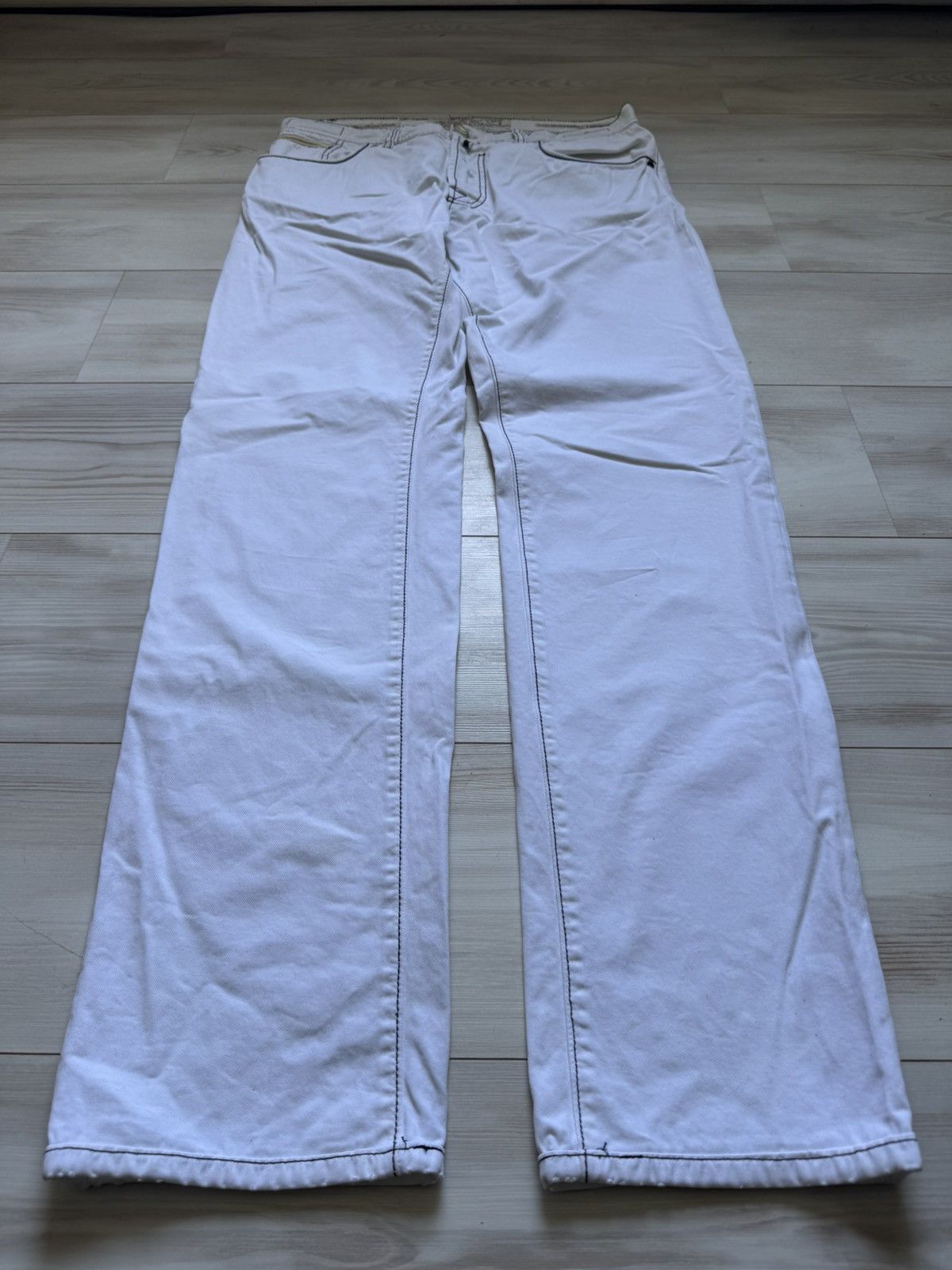 Designer × Jacob Cohen Jacob Cohen denim white jeans made in Italy Luxury designer Size US 36 / EU 52 - 3 Thumbnail