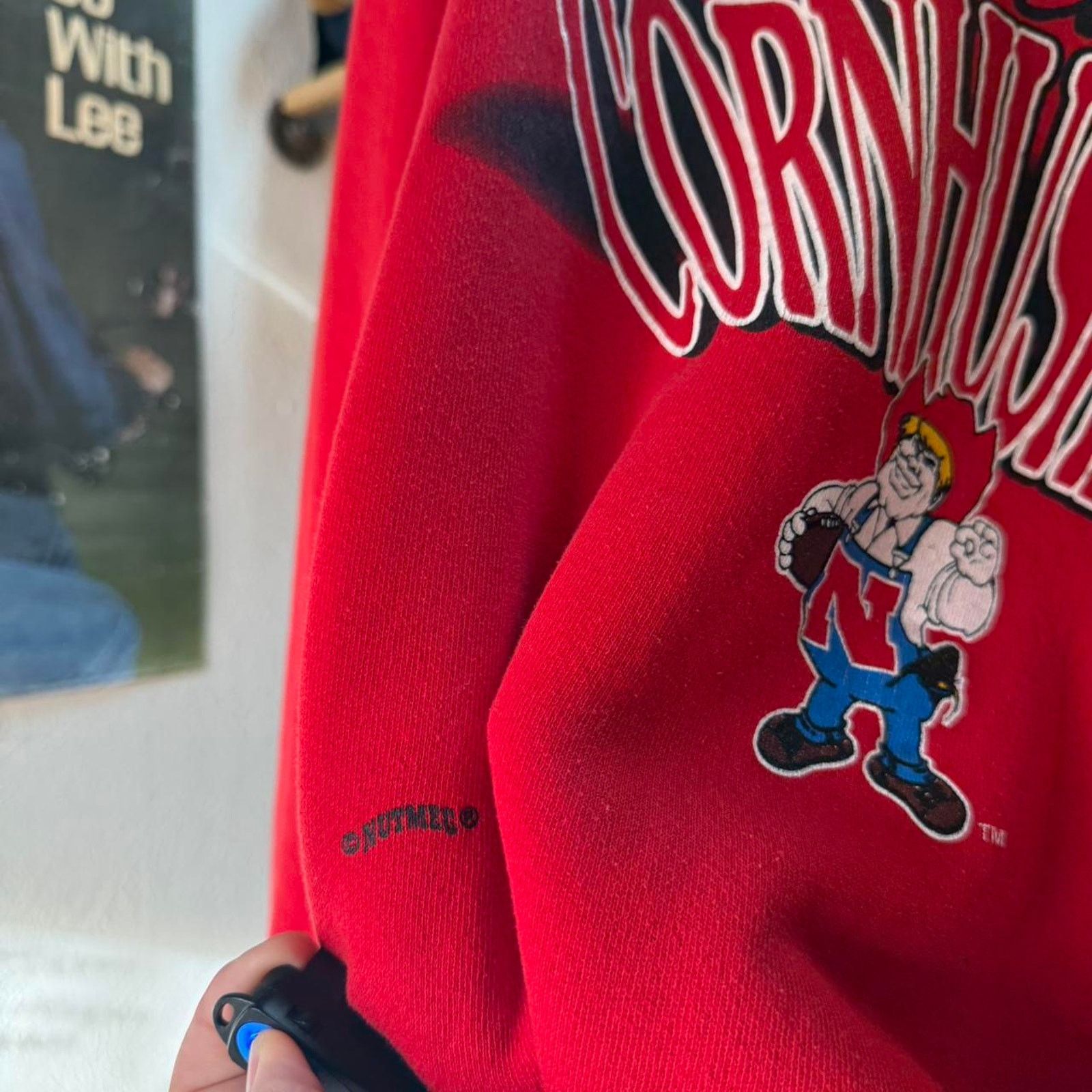 Vintage Vintage 90s Nebraska Huskers Herbie Cornhuskers Crewneck Size US L / EU 52-54 / 3 - 4 Thumbnail