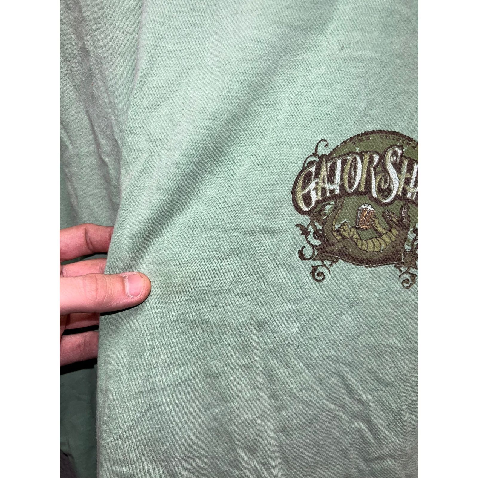 Vintage Vintage Crazy Shirts Gator Shack Shirt Swamp Side Grill 2XL Size US XXL / EU 58 / 5 - 4 Thumbnail