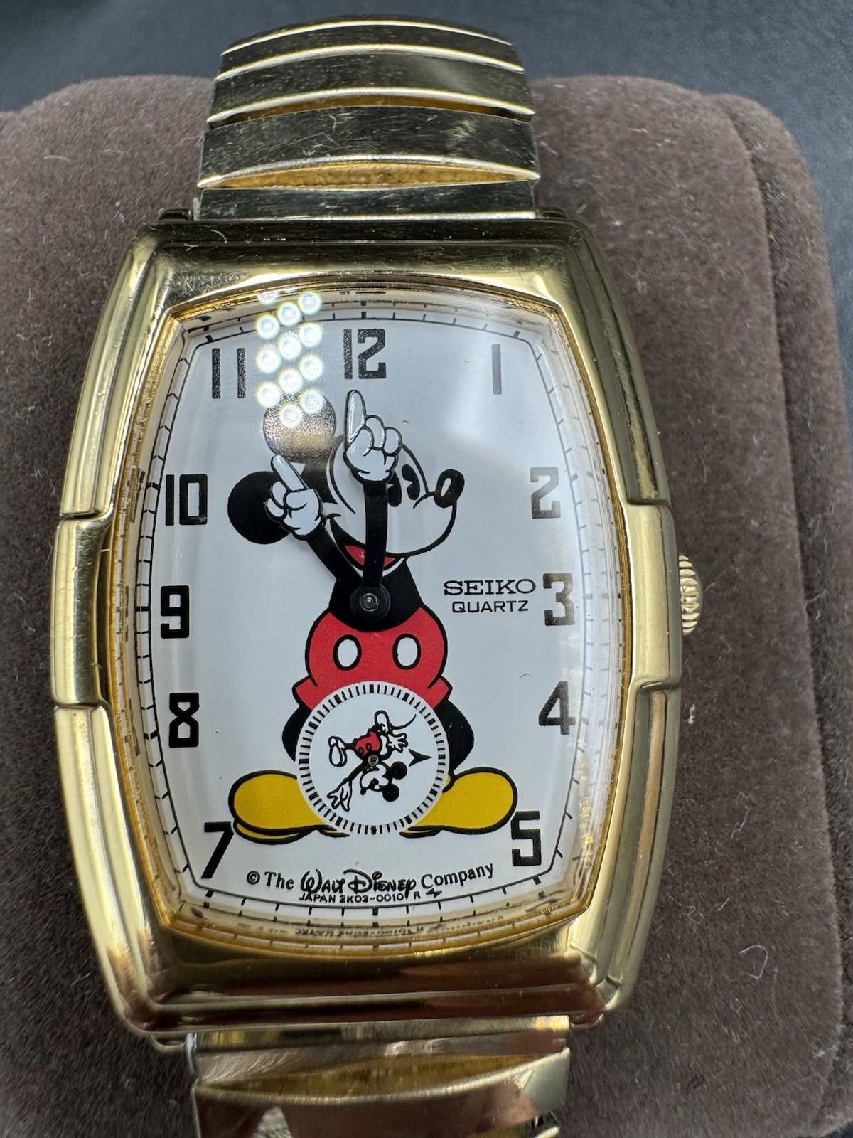 Seiko Seiko 80’s Vintage Mickey Mouse Watch 2K03-5019 Twist-O-Flex Size ONE SIZE - 3 Thumbnail