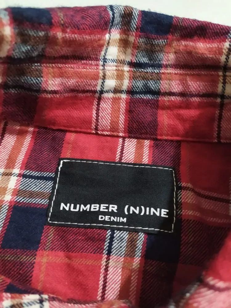 Number (N)ine Number Nine Checkered Flannel Kurt Cobain Style Size US M / EU 48-50 / 2 - 3 Thumbnail