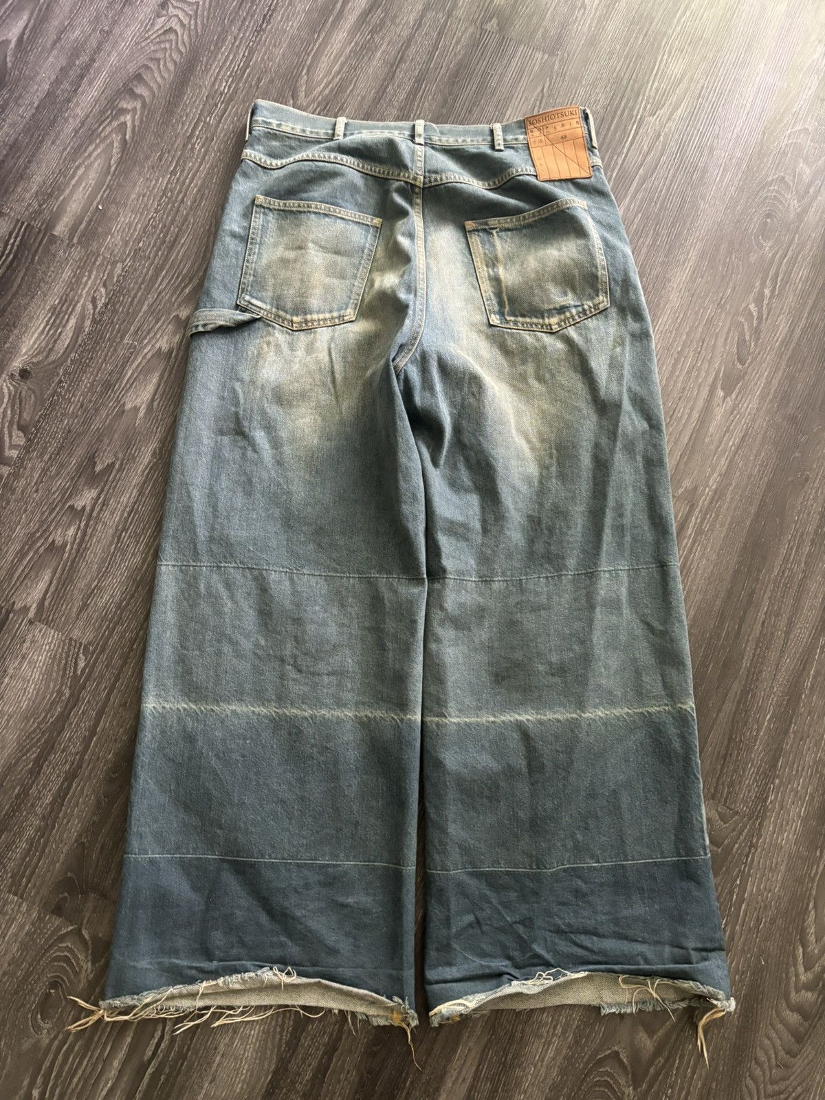 SOSHIOTSUKI SS23 Dokan Wide Leg Jeans Size US 34 / EU 50 - 7 Thumbnail
