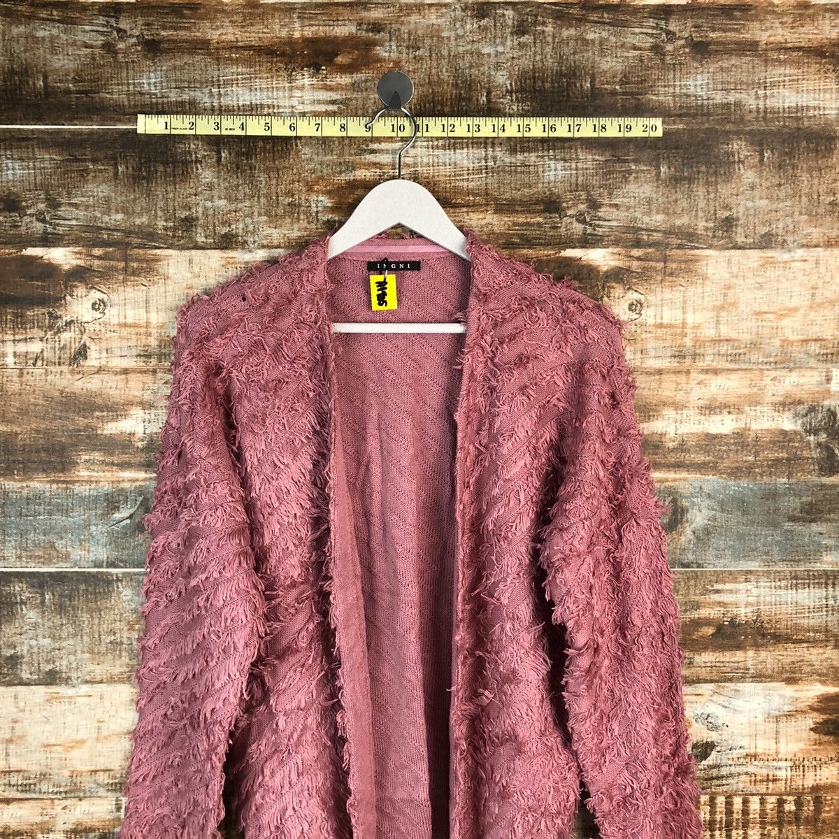 Japanese Brand DL Ingni Pink Cardigan Knitwear #A1705 Size M / US 6-8 / IT 42-44 - 2 Thumbnail