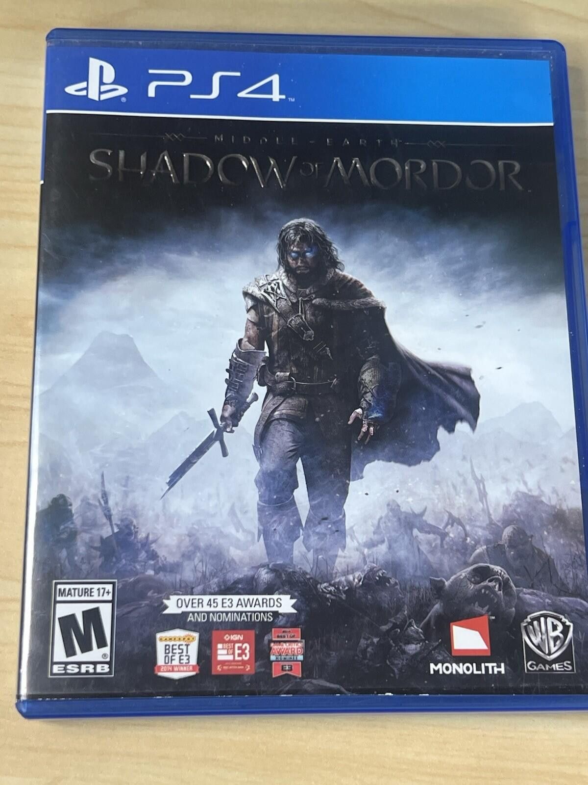 Other Middle Earth: Shadow of Mordor Sony Playstation 4, 2014 PS4 Size ONE SIZE - 1 Thumbnail