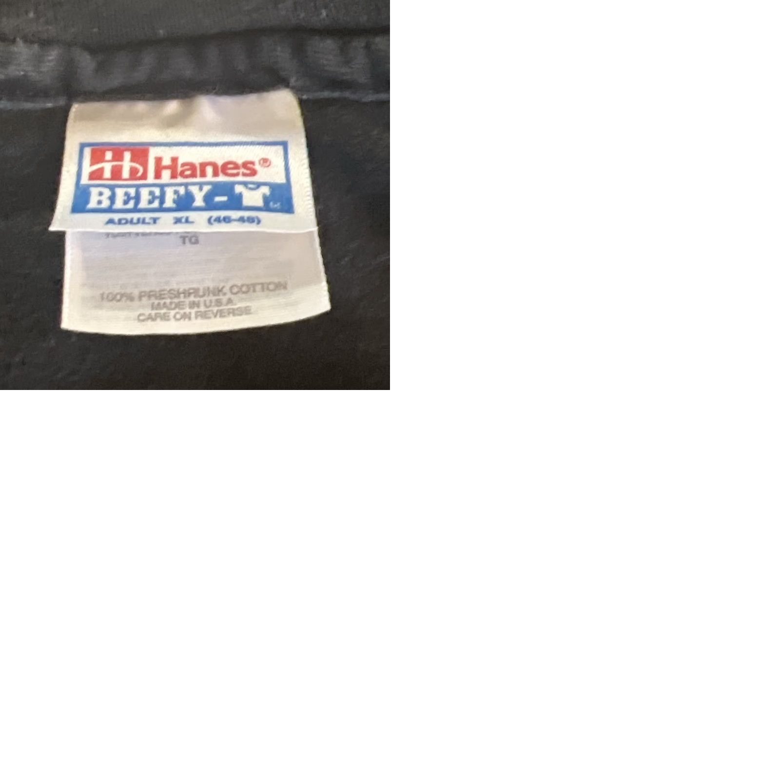 Hanes VINTAGE Sky Dive T Shirt Men’s XL Black Single Stitch Double Sided 1990s Men Size US XL / EU 56 / 4 - 10 Thumbnail