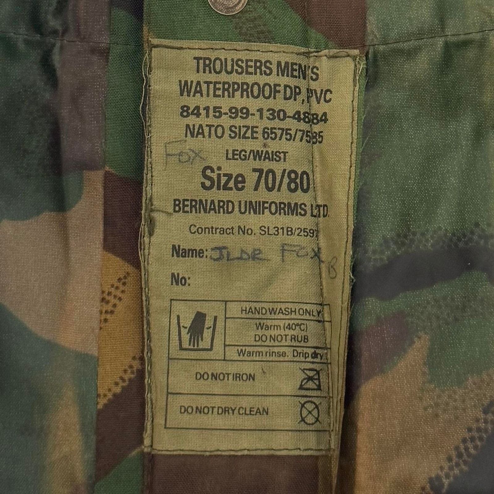 Goretex Vintage Y2K Camo Baggy Rainwear Gore-Tex Style Utility Pants Size US 33 - 3 Thumbnail