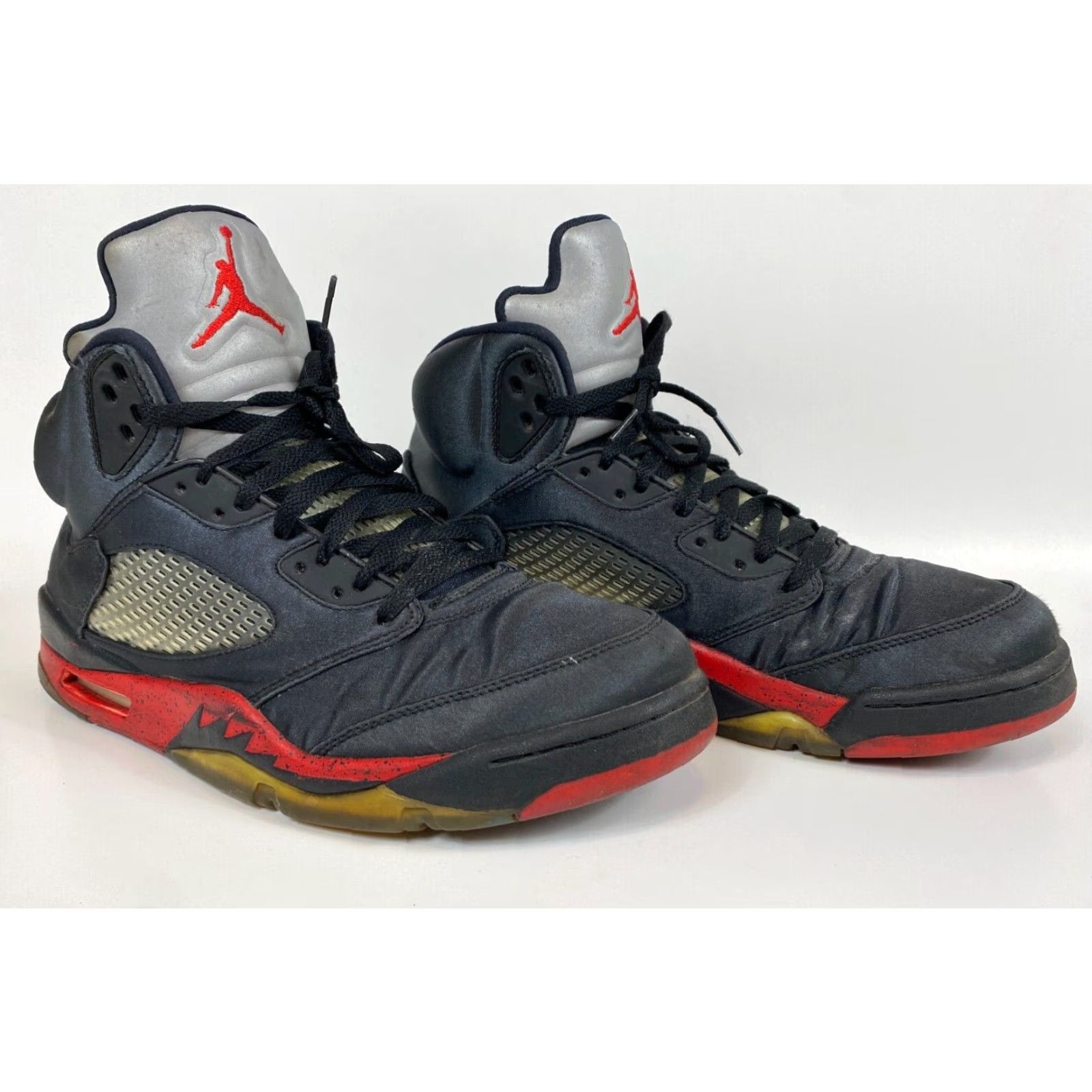 Jordan Brand Nike Air Jordan 5 Retro Satin Bred 136027-006 Sz 12 Mens Sneaker Size US 11 / EU 44 - 2 Thumbnail