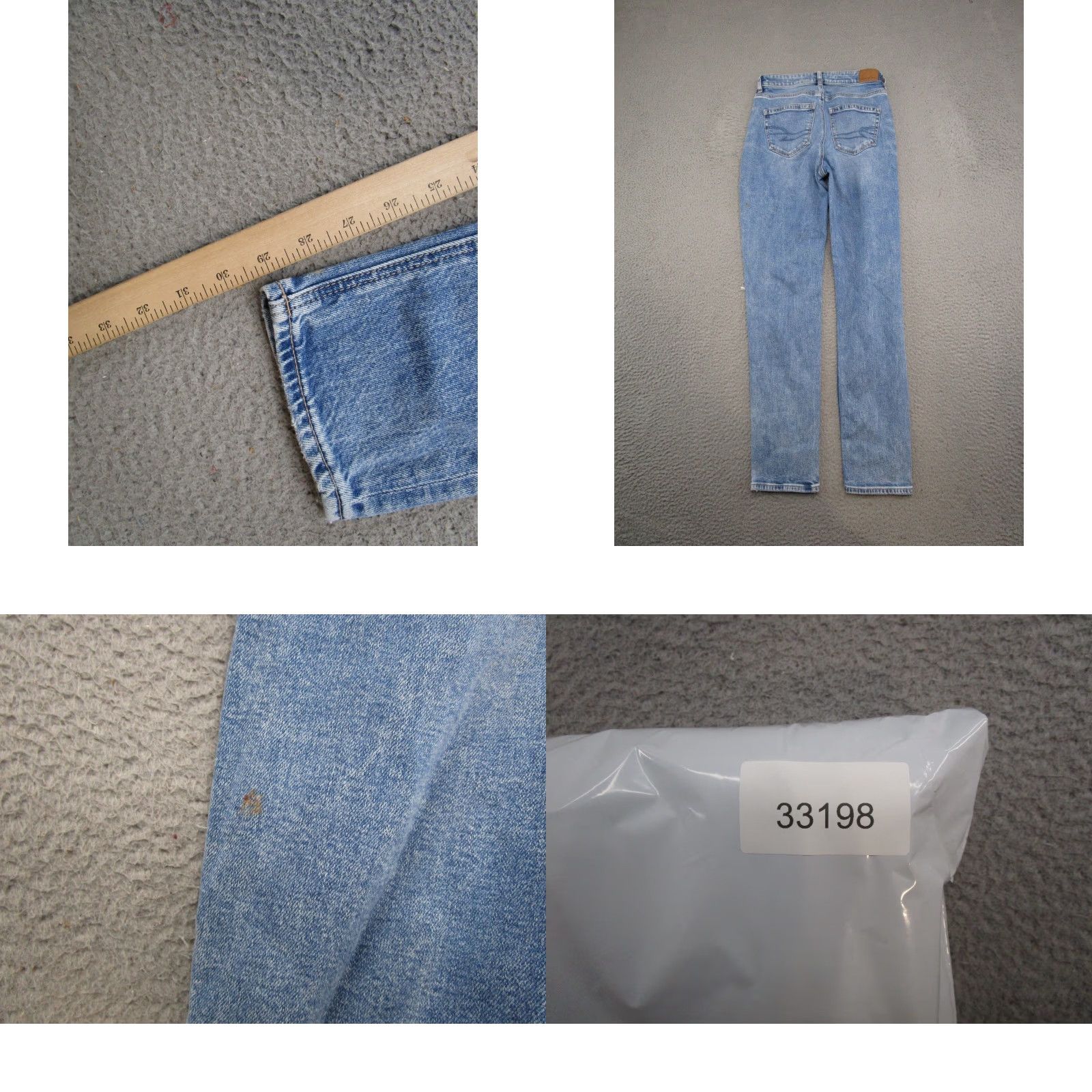 American Eagle Outfitters VINTAGE American Eagle Strigid Distressed Denim Blue Mom Jeans Women's Size 0 Size 25" / US 0 / IT 36 - 9 Thumbnail