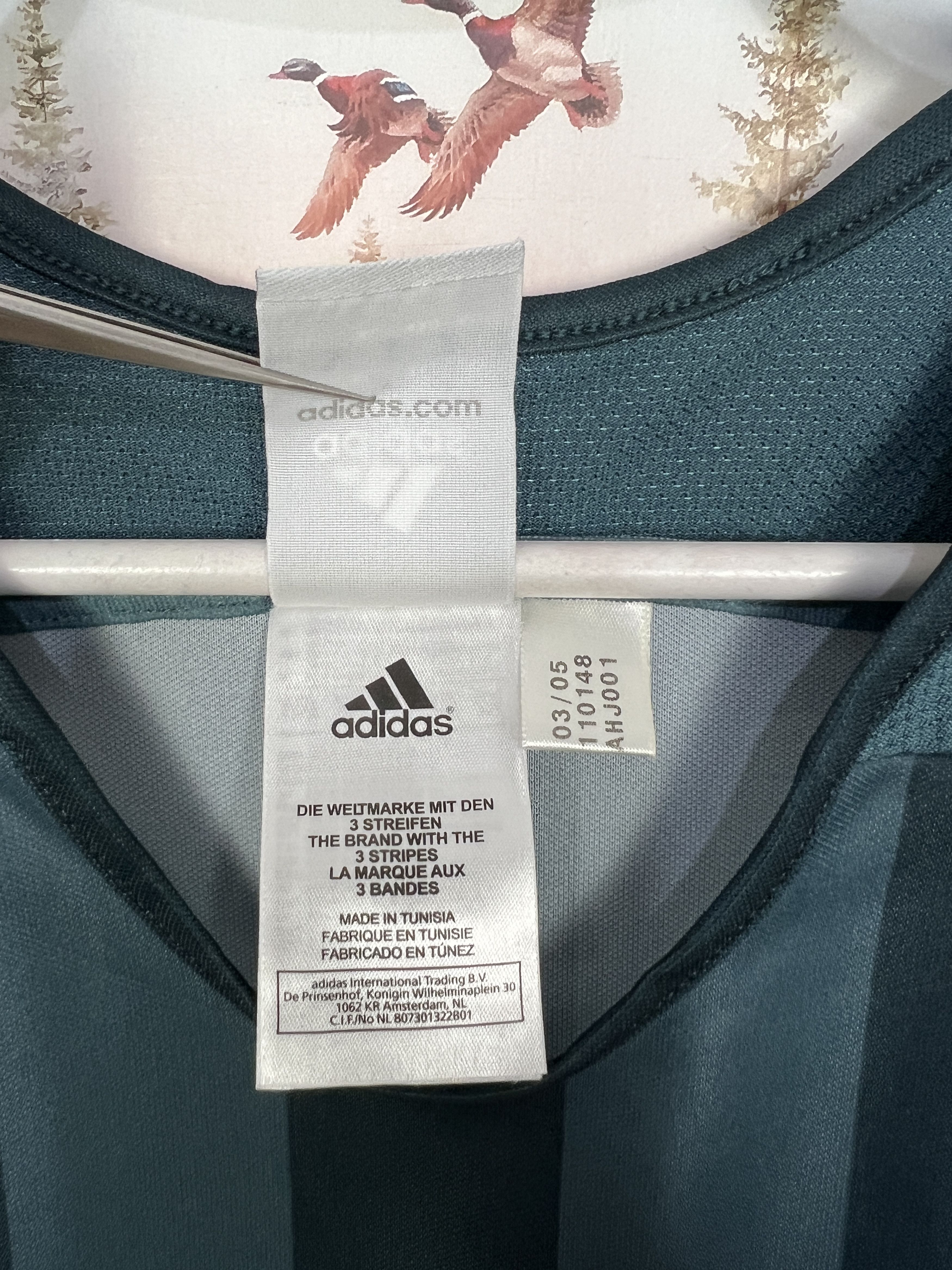 Adidas Newcastle Away football shirt 2005 Soccer Adidas Jersey Mens Size US XL / EU 56 / 4 - 8 Thumbnail