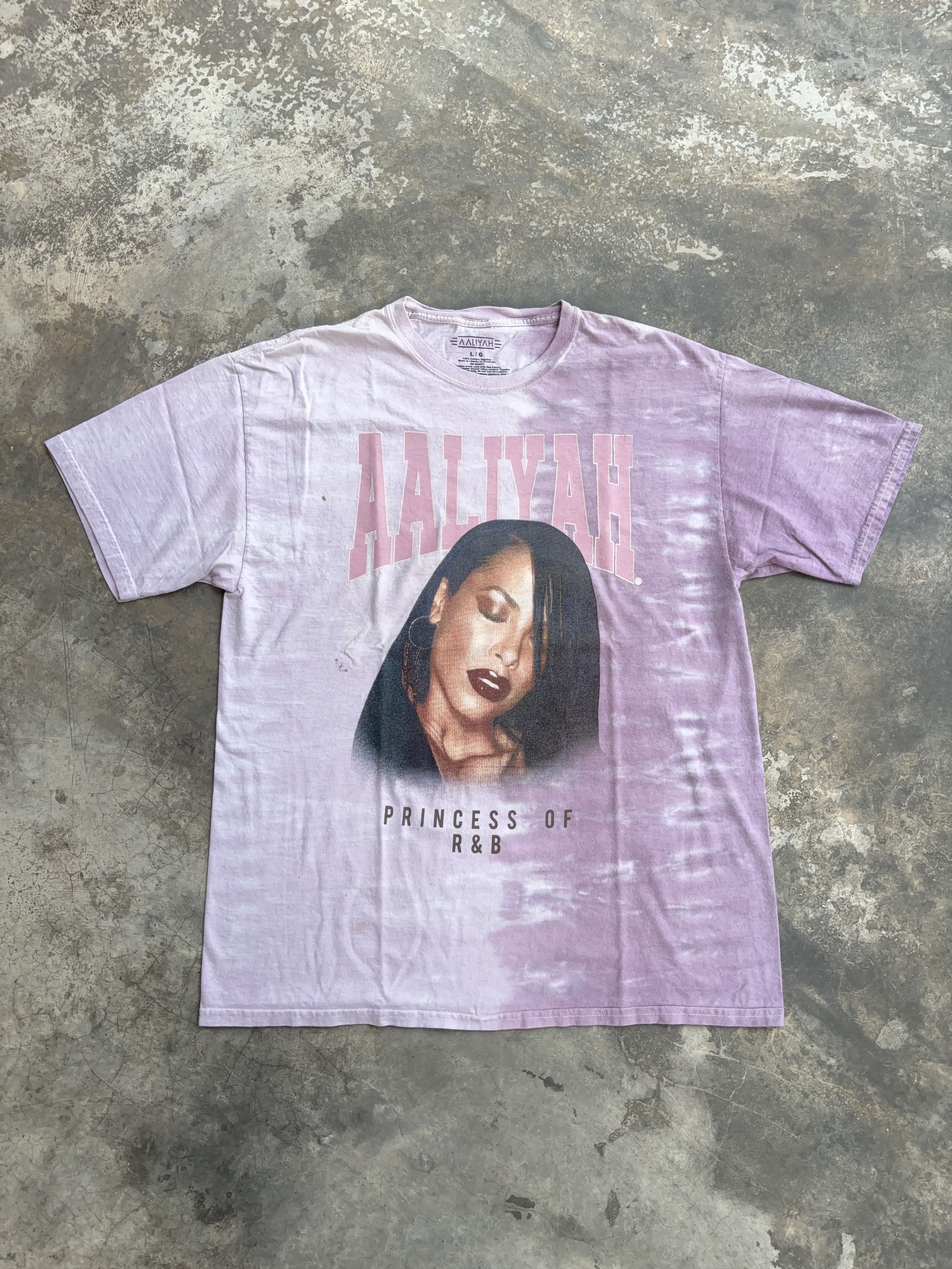 Other Aaliyah Princess Of R&B Purple Vintage Tie Dye T-Shirt Size US L / EU 52-54 / 3 - 1 Thumbnail