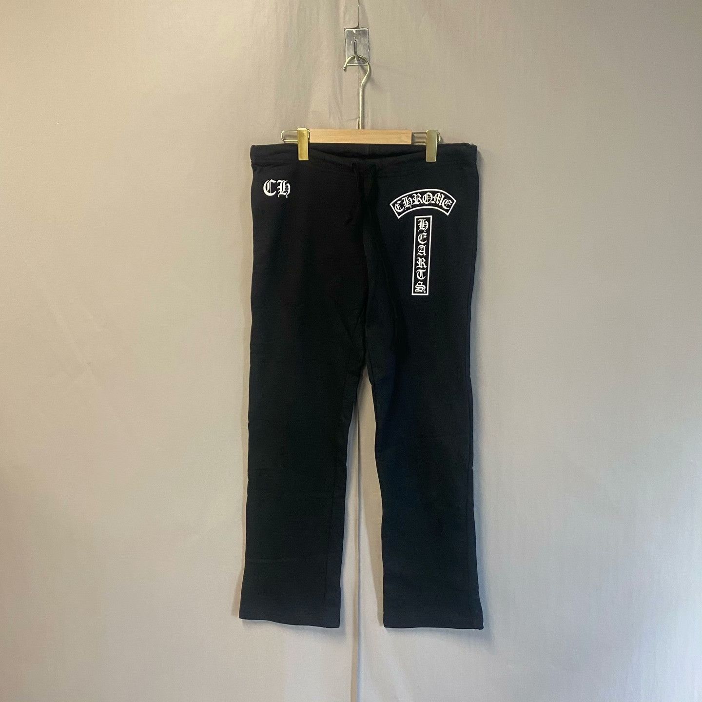Chrome Hearts Chrome Hearts Black Horseshoe Casual Sweatpants Size US 29 - 1 Thumbnail