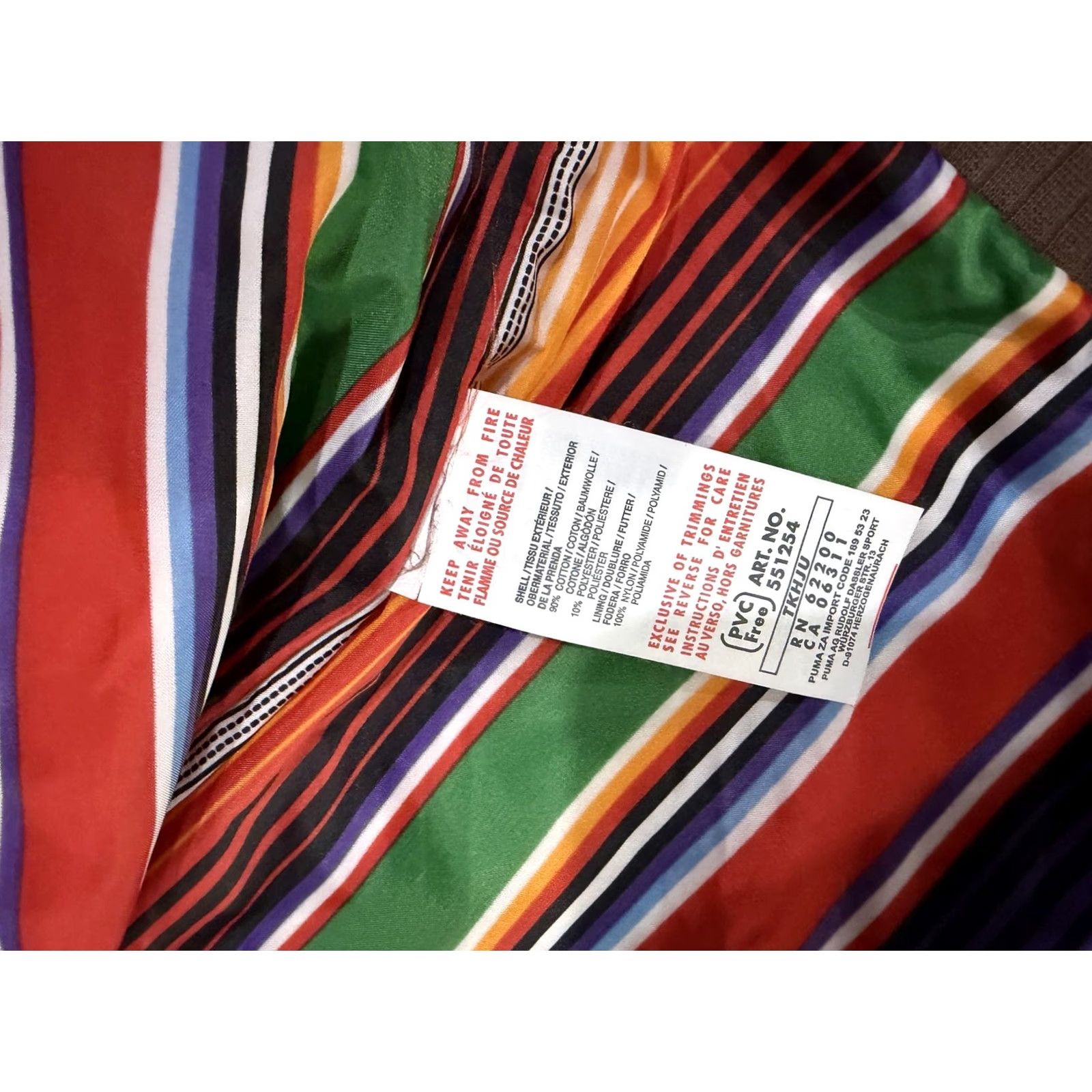 Puma PUMA Jacket Mens 2XL Brown Full Zip Striped Lining Sportswear Athletic Track Jacket with Pockets Casual Run Gym Size US XXL / EU 58 / 5 - 5 Thumbnail