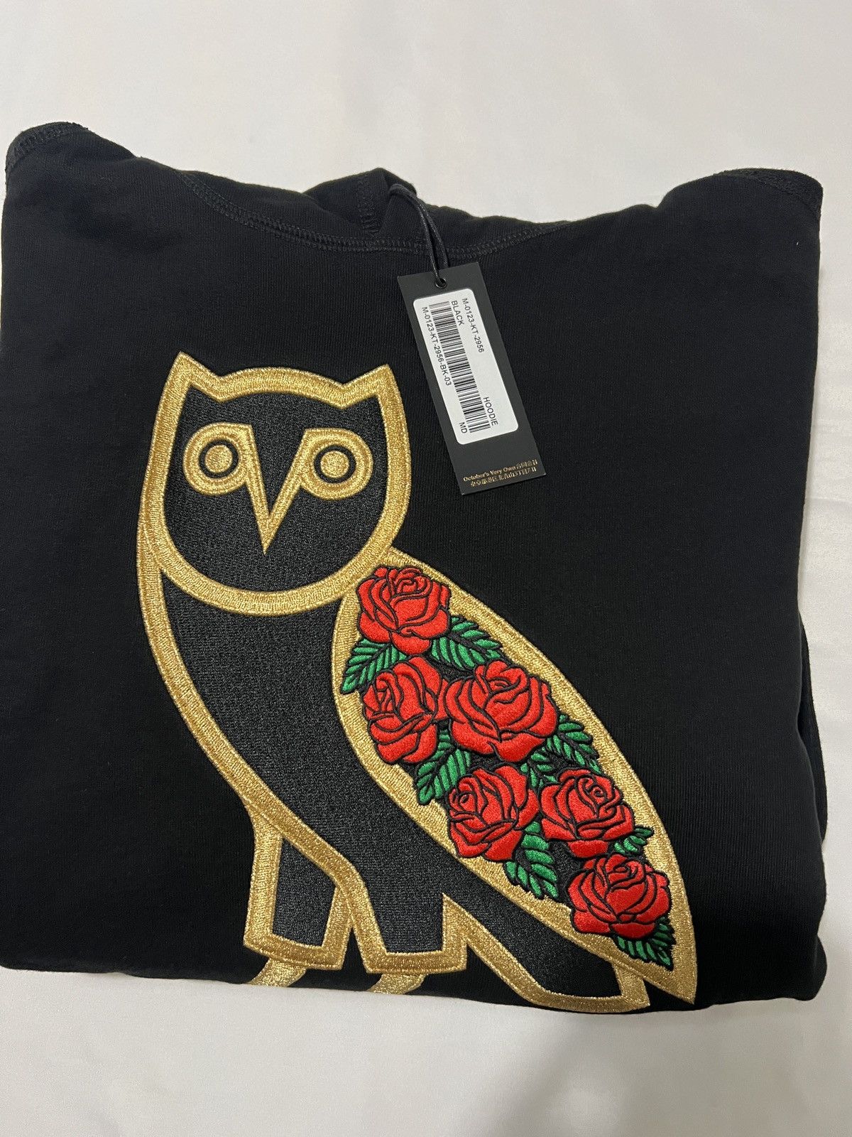 Drake OVO Rose OG Owl Valentine's Hoodie Black Size US M / EU 48-50 / 2 - 3 Thumbnail