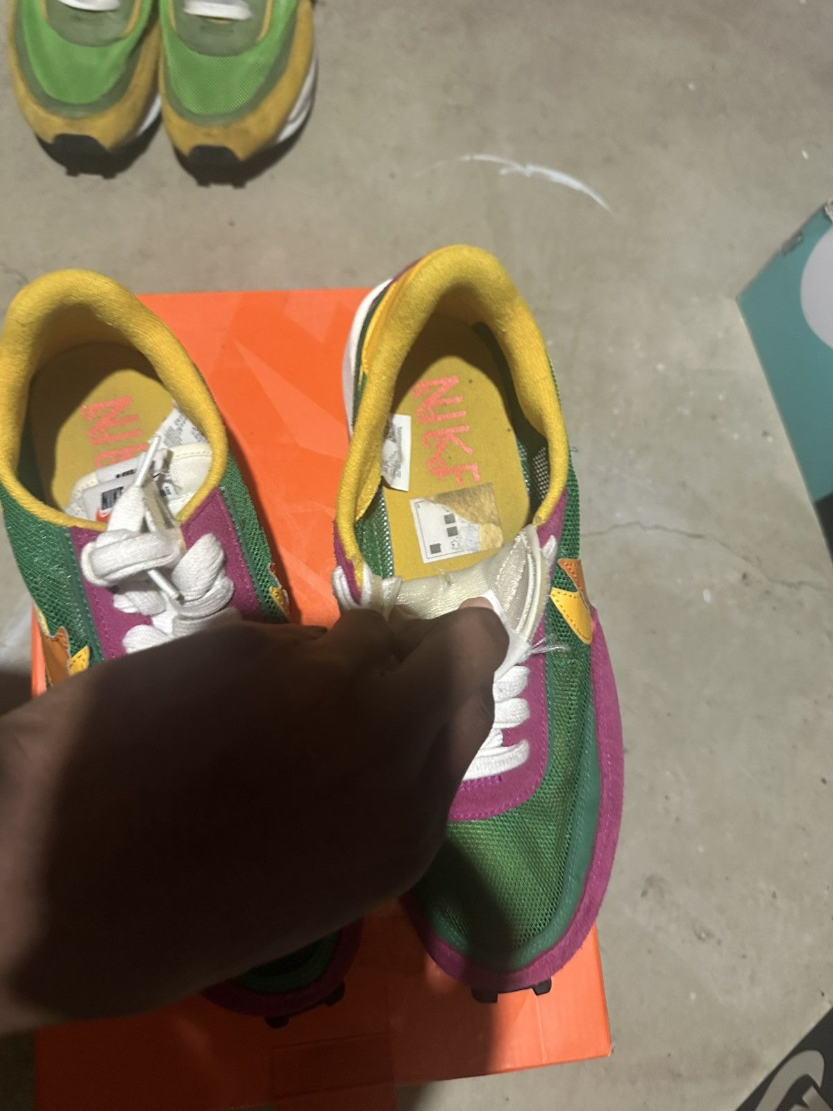 Nike × Sacai Nike x Sacai LD Waffle Pine Green Size US 11 / EU 44 - 9 Thumbnail