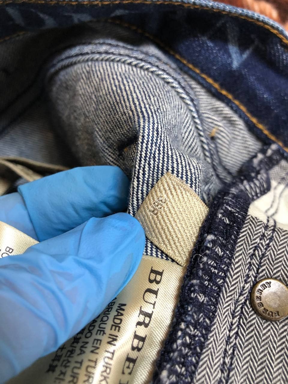 Burberry Burberry Brit Steadman Blue Jeans Button Fly Mens Denim Size US 36 / EU 52 - 7 Thumbnail