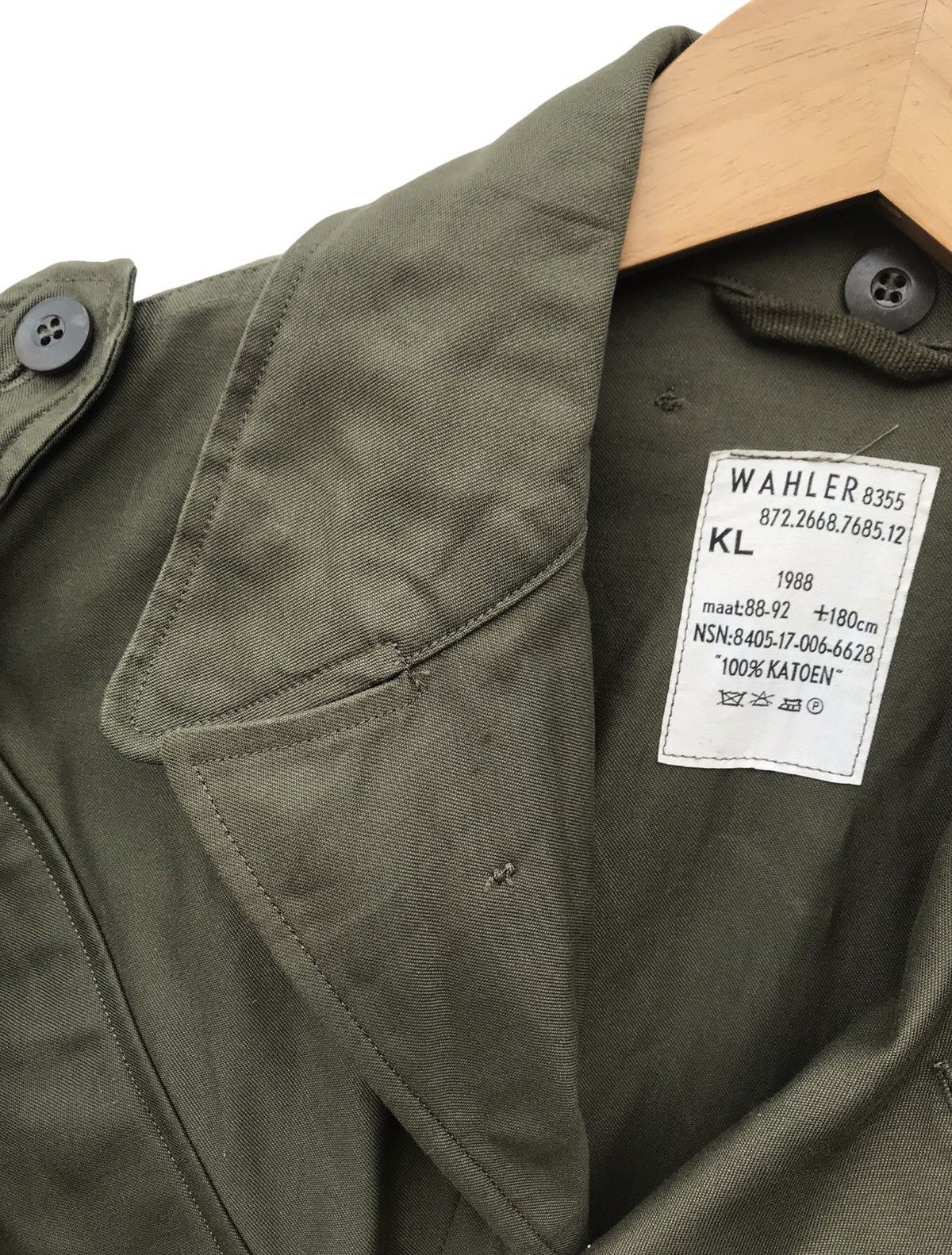 Vintage Vintage 1988 Dutch Army Military Field Jacket Size US M / EU 48-50 / 2 - 5 Thumbnail