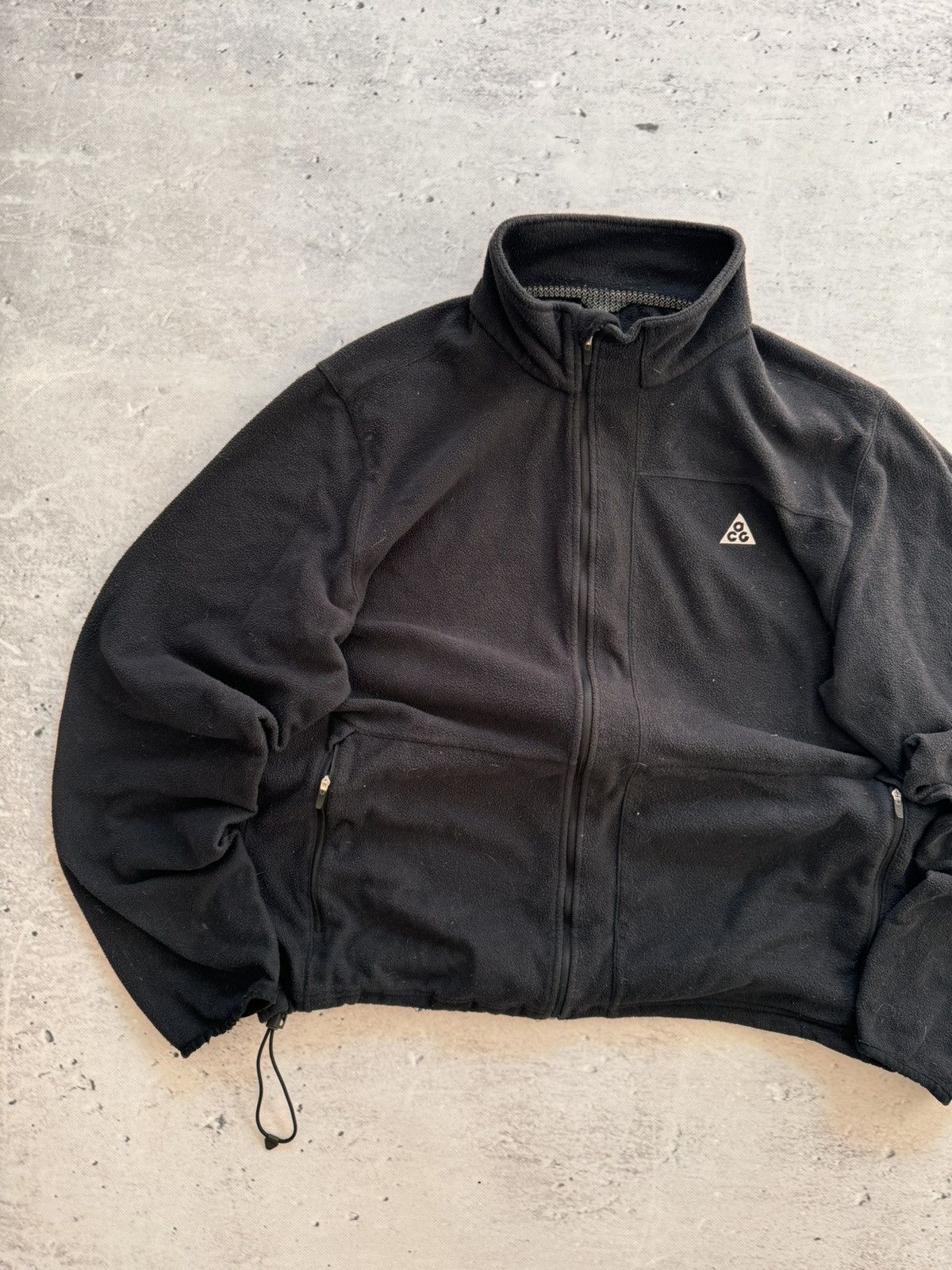 Nike × Nike ACG × Vintage NIKE ACG TEDDY FLEECE VINTAGE BASIC LOGO OVERSIZE ZIP HOODIE Size US XL / EU 56 / 4 - 3 Thumbnail