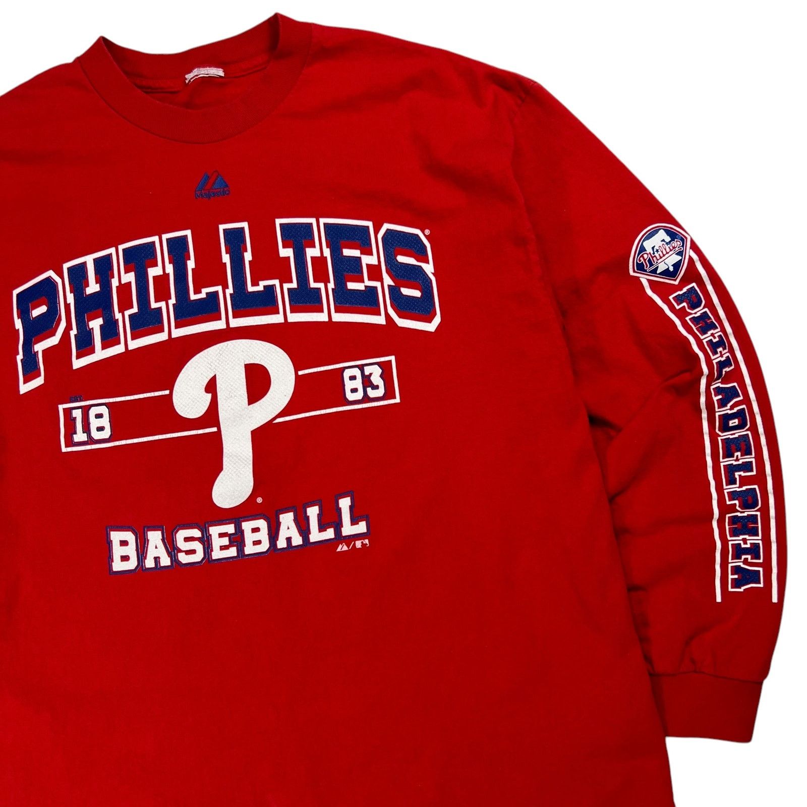 MLB × Majestic × Vintage Vintage Y2K Majestic Philadelphia Phillies long sleeve Size US XL / EU 56 / 4 - 3 Thumbnail