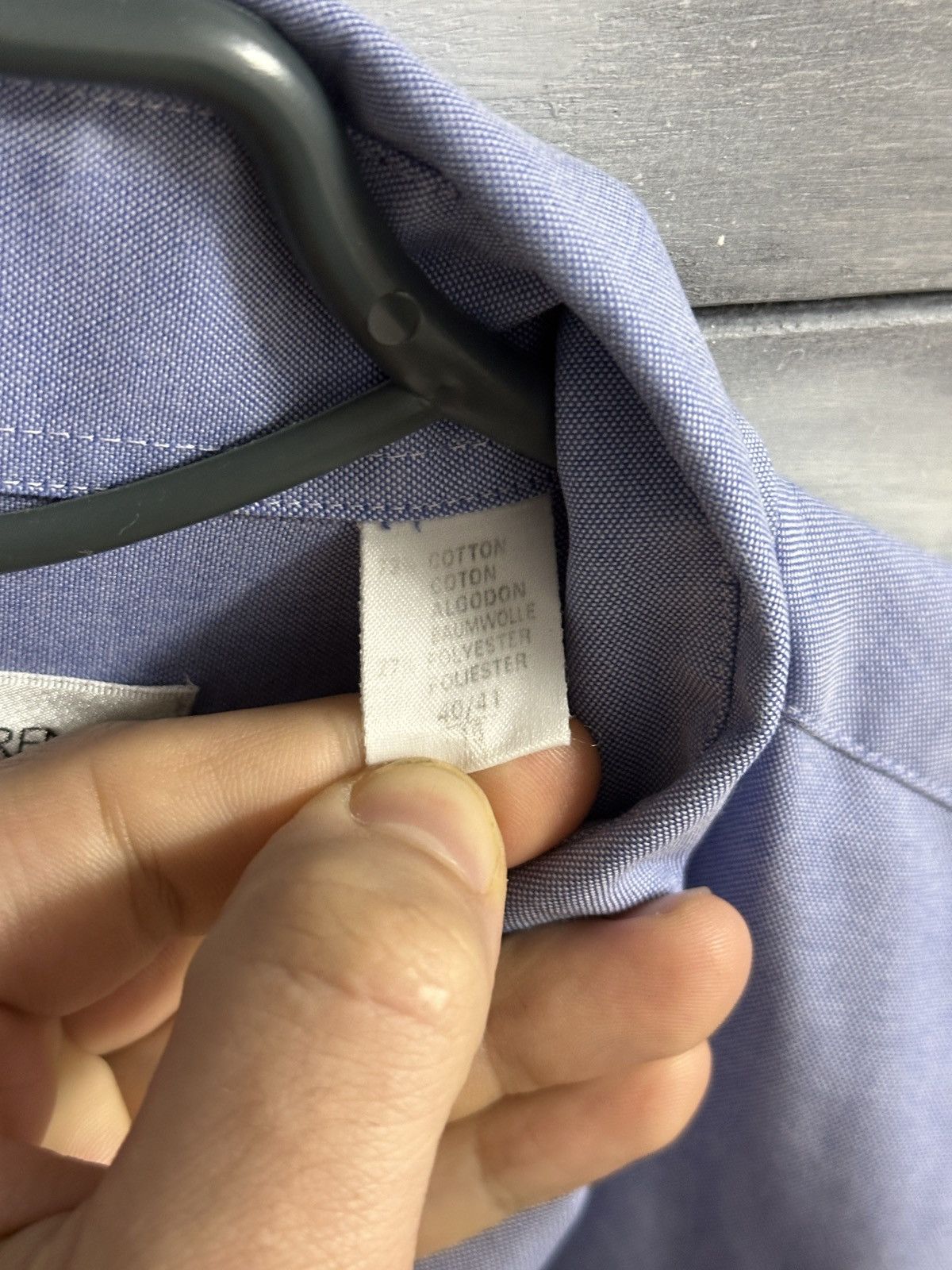 Yves Saint Laurent Luxury Yves Saint Laurent Shirt Button Vintage Size 15 Size US L / EU 52-54 / 3 - 8 Thumbnail