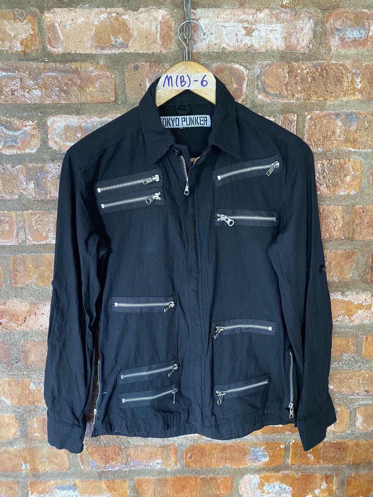 A.F.F.A. × Japanese Brand × Vintage 1990s Tokyo Punker by Jim SINN multizipper YKK Size US S / EU 44-46 / 1 - 2 Thumbnail