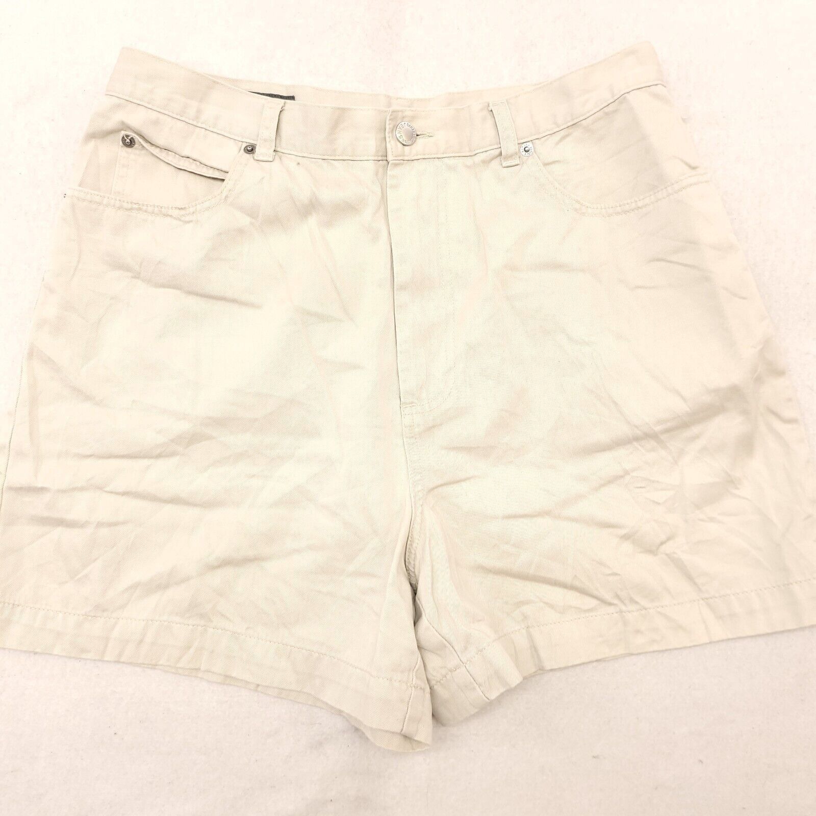 Banana Republic Banana Republic Chino Short Shorts Womens Size 14 Beige Size 36" / US 14 / IT 50 - 2 Thumbnail