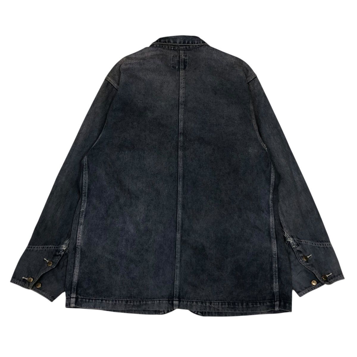Japanese Brand 🔥VINTAGE CHORE DENIM JACKET U.MCM UNION MADE ISSEY MIYAKE Size US L / EU 52-54 / 3 - 2 Thumbnail