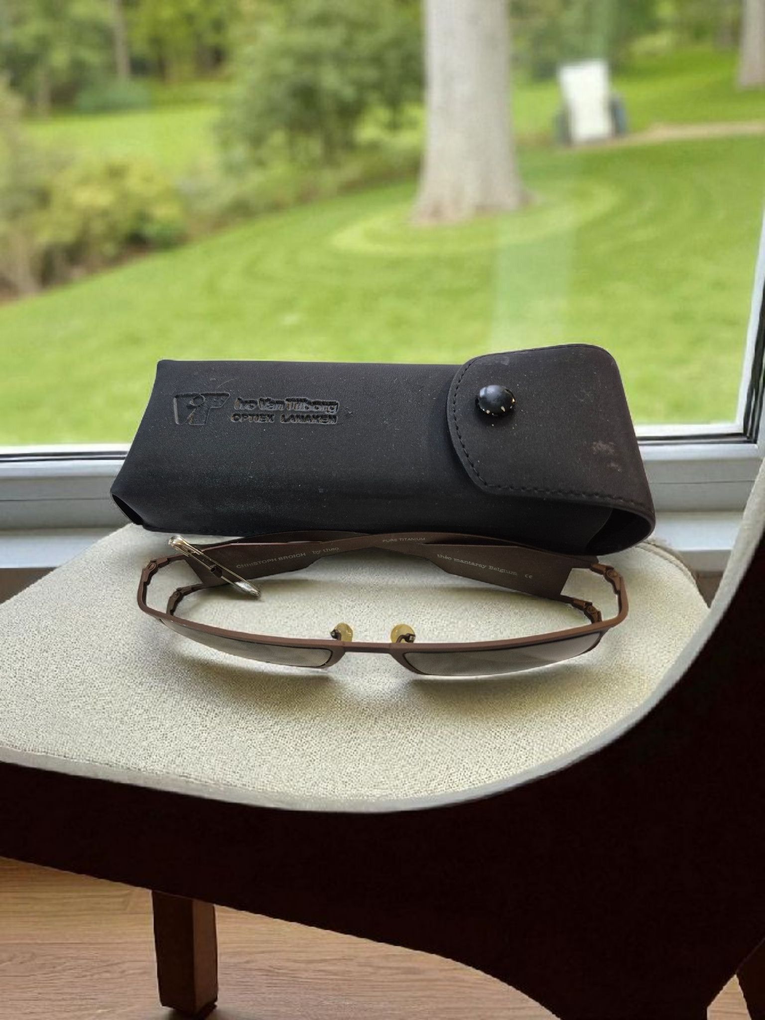 Other Christoph Broich by Theo Sunglasses Brown Titanium Size ONE SIZE - 9 Thumbnail