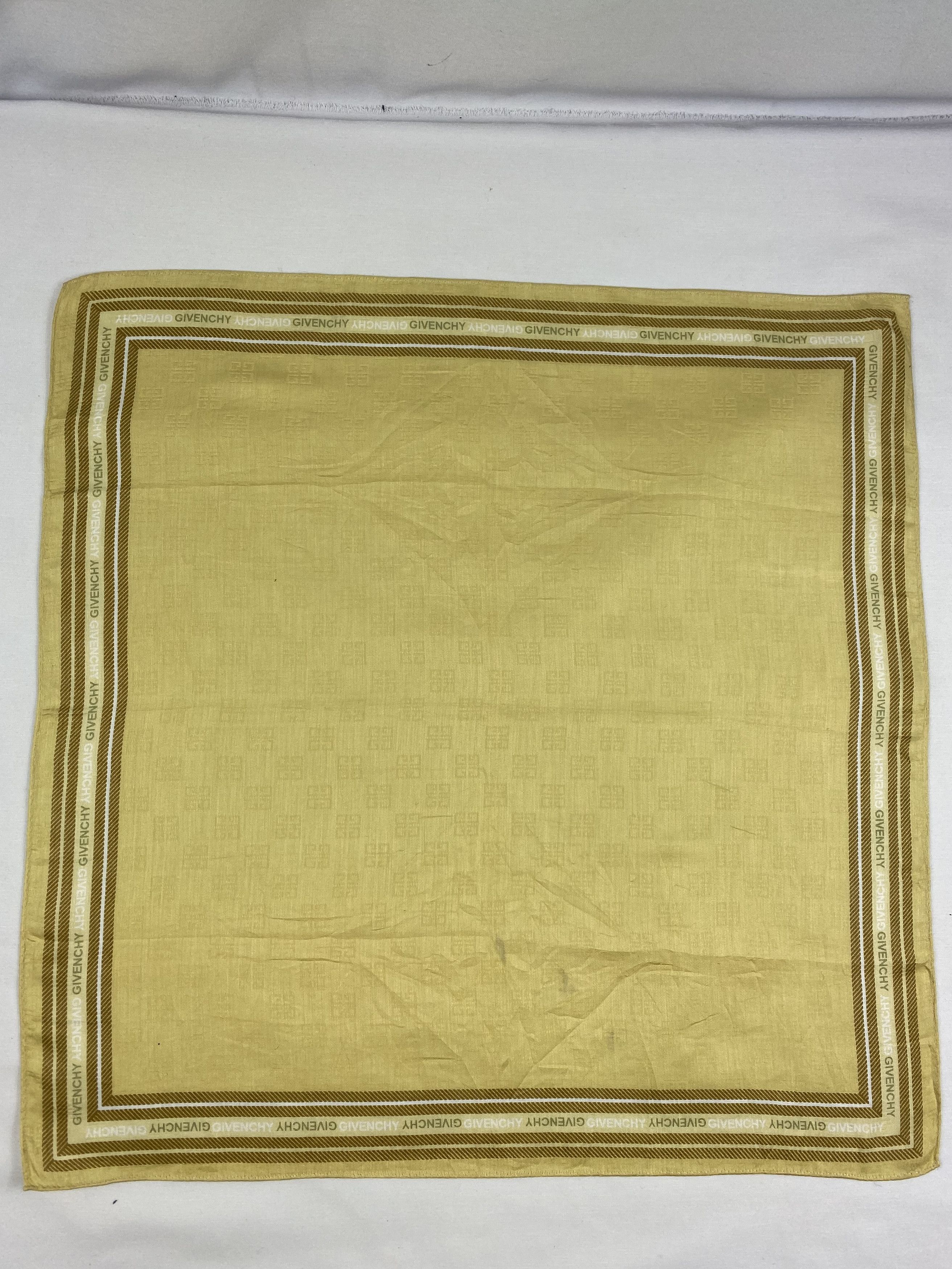 Vintage Givenchy Monogram Handkerchief / Bandana / Neckerchief Size ONE SIZE - 3 Thumbnail