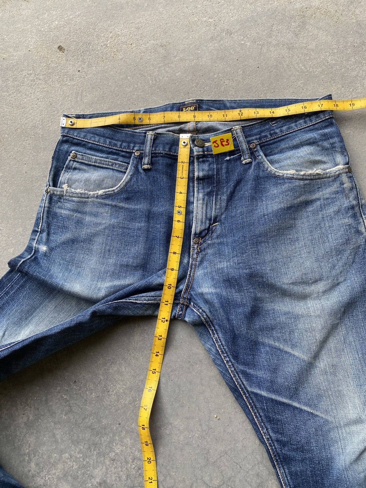 Lee 🔥 lee 101 selvedge vintage denim Size US 33 - 5 Thumbnail