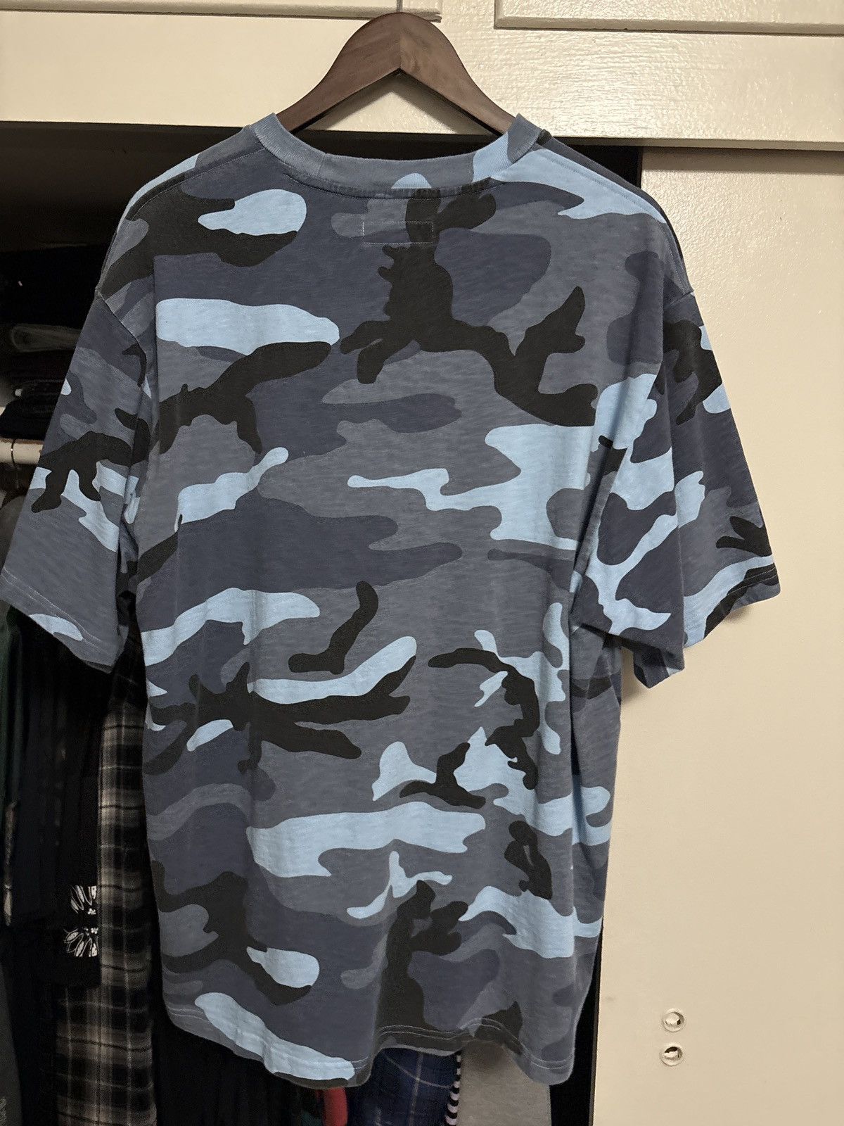 Supreme Supreme appliqué blue camo t shirt Size US XL / EU 56 / 4 - 2 Thumbnail