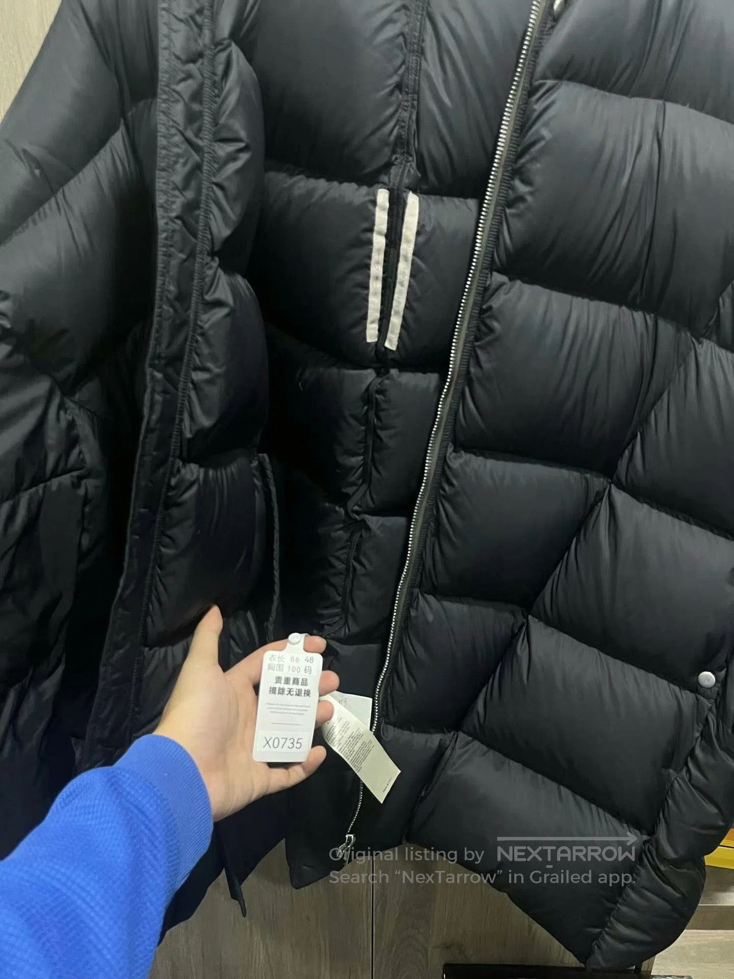 Rick Owens rick owens black down jacket size 48. Size US L / EU 52-54 / 3 - 9 Thumbnail