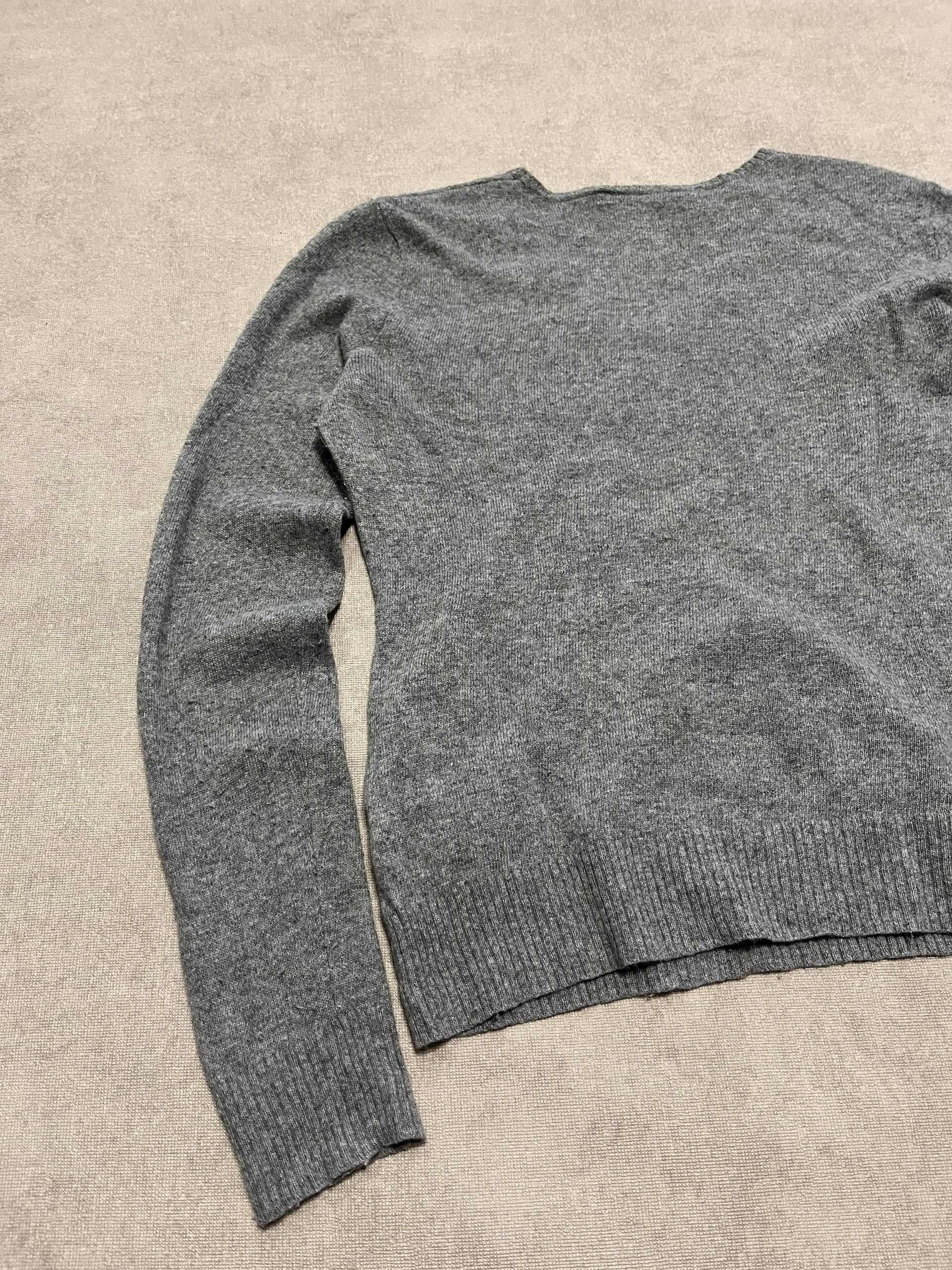 Polo Ralph Lauren Polo Ralph Lauren V - Neck Cable Knit Wool Sweater Women`s Size L / US 10 / IT 46 - 7 Thumbnail