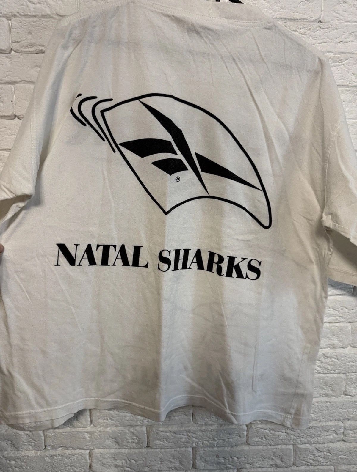 Reebok Vintage Reebok Natal Sharks Tshirt 90`s Sz M Size US M / EU 48-50 / 2 - 6 Thumbnail