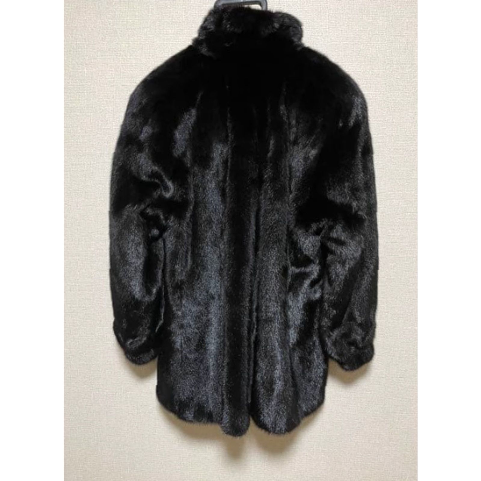 Vintage VINTAGE SAGA Mink Fur Mid Coat Jacket Dark Brown Women US XL 2Way Stand Collar Fur Coat Size XL / US 12-14 / IT 48-50 - 4 Thumbnail