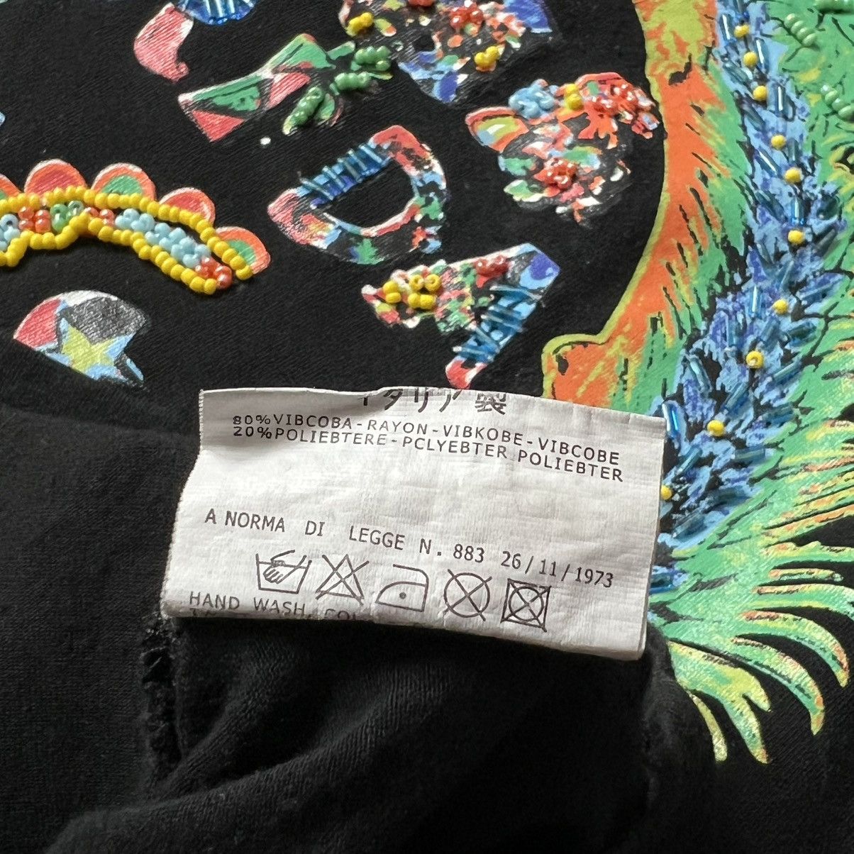 Versace Jeans Couture Vintage Versace Jeans Couture Aloha Florida Beaded Top Size M / US 6-8 / IT 42-44 - 5 Thumbnail