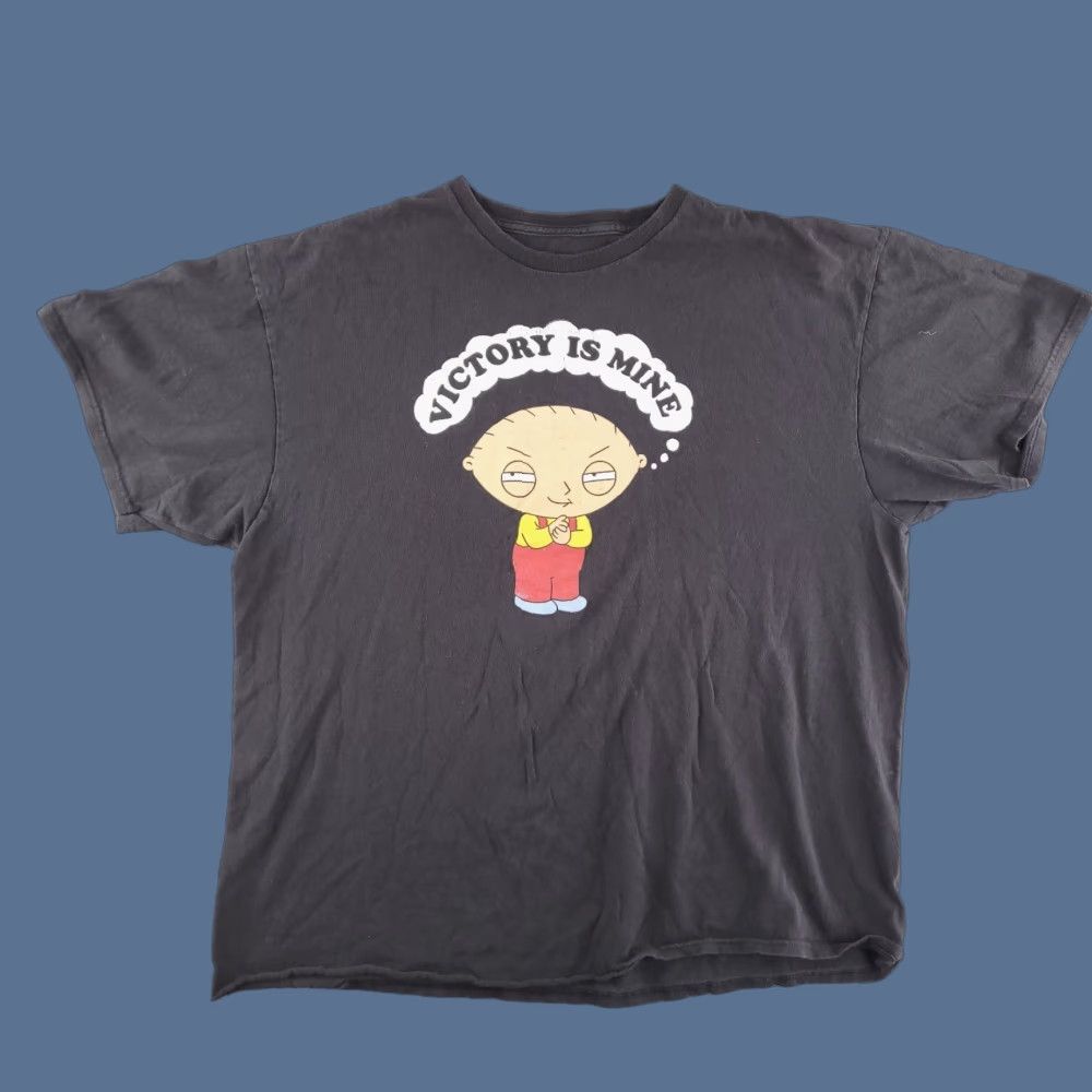 Griffin Family Guy Shirt Mens XL Black Stewie Griffin Victory Is Mine Short Sleeve Size US XL / EU 56 / 4 - 1 Thumbnail