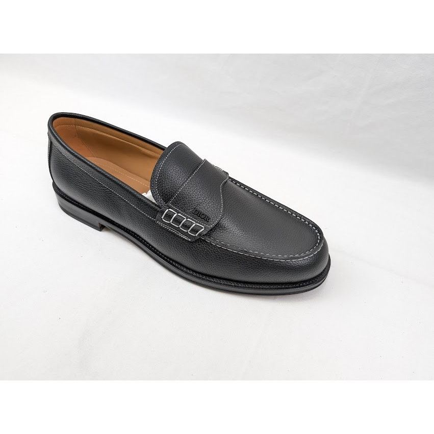 Dior o1rshd1 Granville Grained Calf Loafer in Nior Size US 13 / EU 46 - 2 Thumbnail