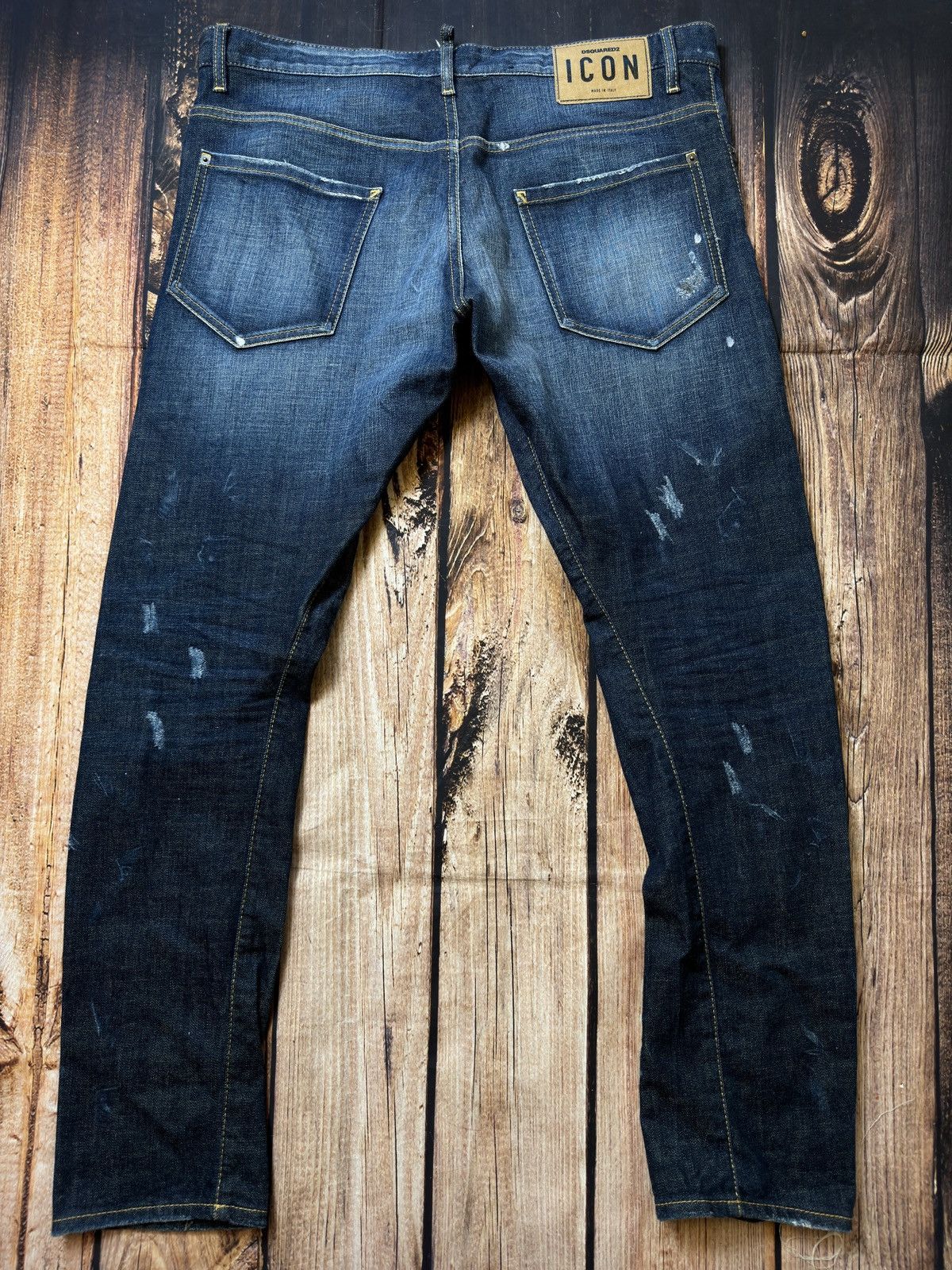 Dsquared2 Dsquared icon denim pants distressed Japan style Size US 36 / EU 52 - 1 Thumbnail