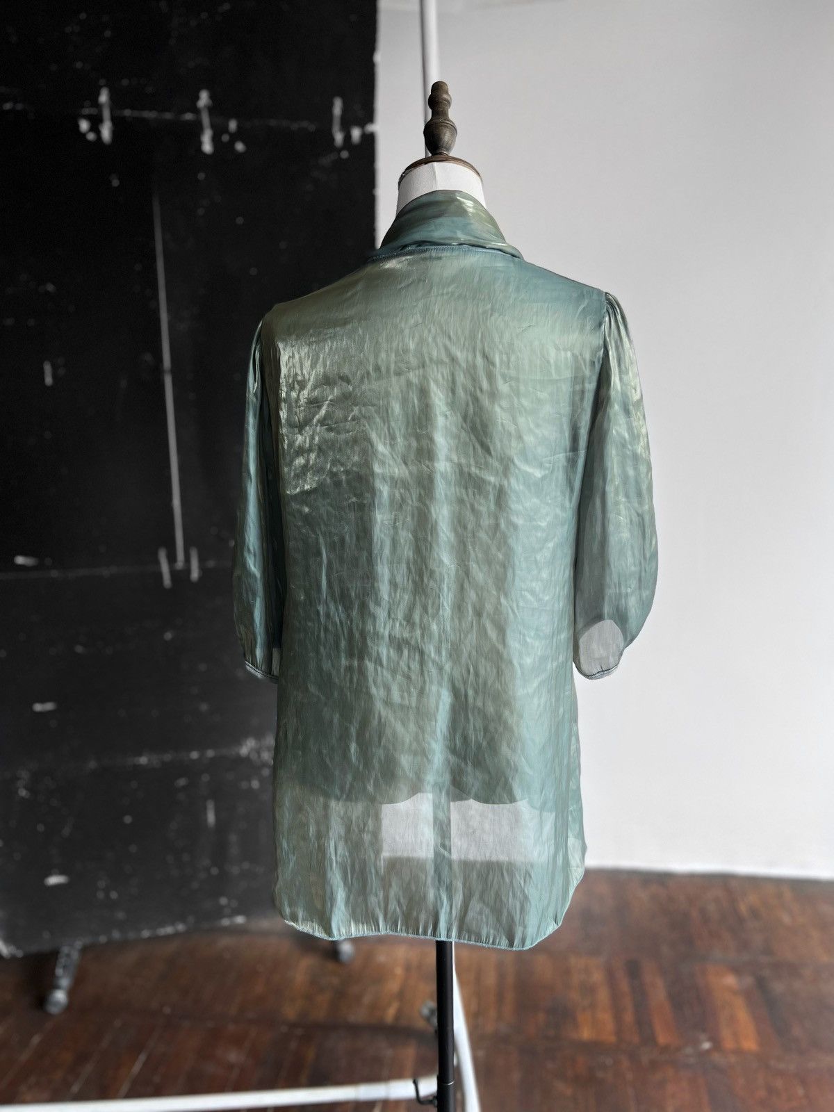 Designer Beate Heymann Street Couture Womens Premium Silk Blouse Size M / US 6-8 / IT 42-44 - 3 Thumbnail