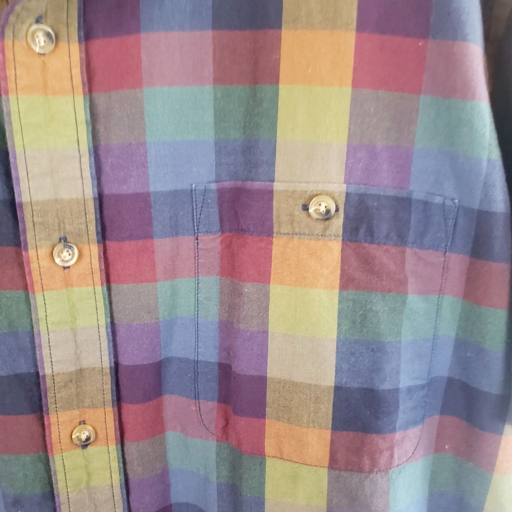 Orvis Orvis Men XX L Short Sleeve Button-Up Shirt Multicolor Cotton Plaid Outdoor Casual Button-Down Collar Men’s Xxl Regular Fit Size US XXL / EU 58 / 5 - 4 Thumbnail