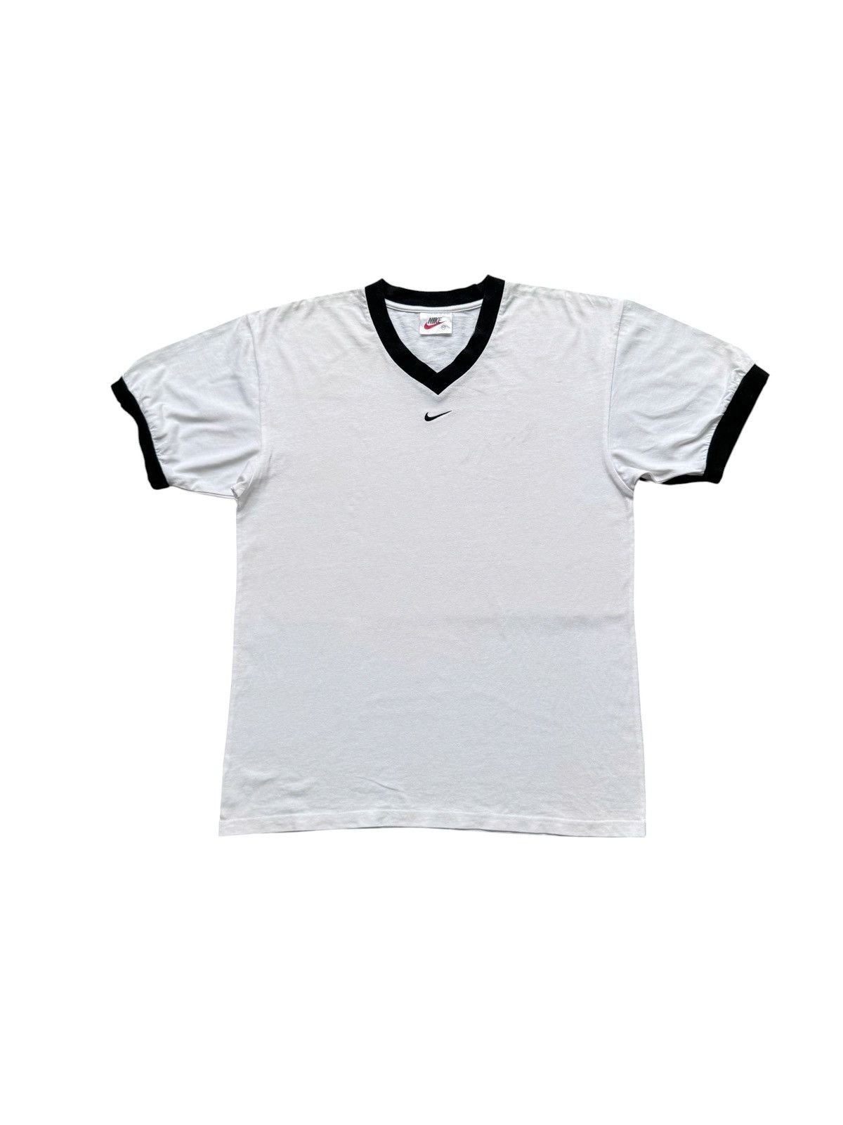 Nike Vintage Nike Center Swoosh V Neck Size US M / EU 48-50 / 2 - 1 Thumbnail