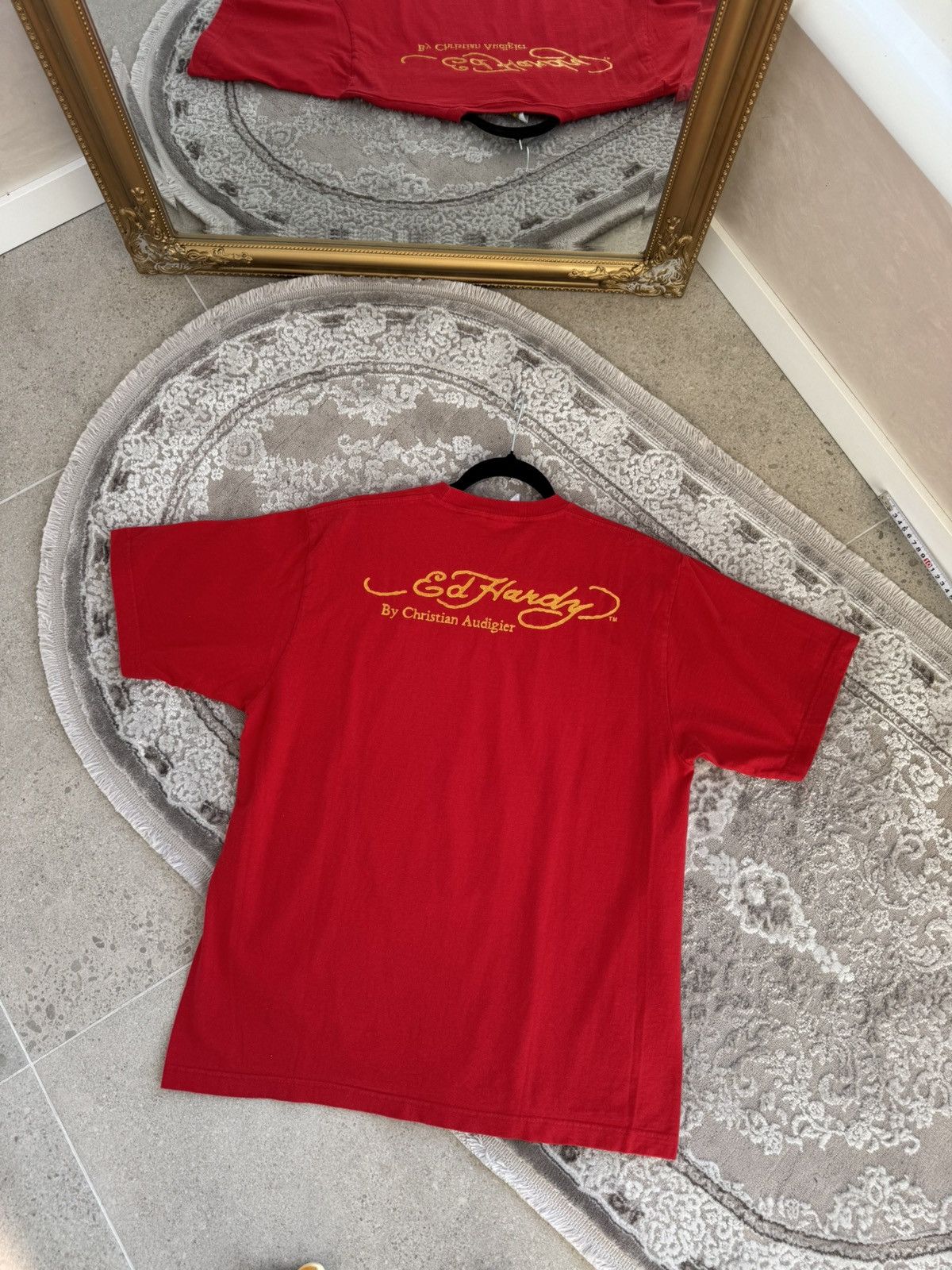 Ed Hardy Vintage Ed Hardy T-Shirt Big Logo Y2K Christian Audigier Size US L / EU 52-54 / 3 - 9 Thumbnail