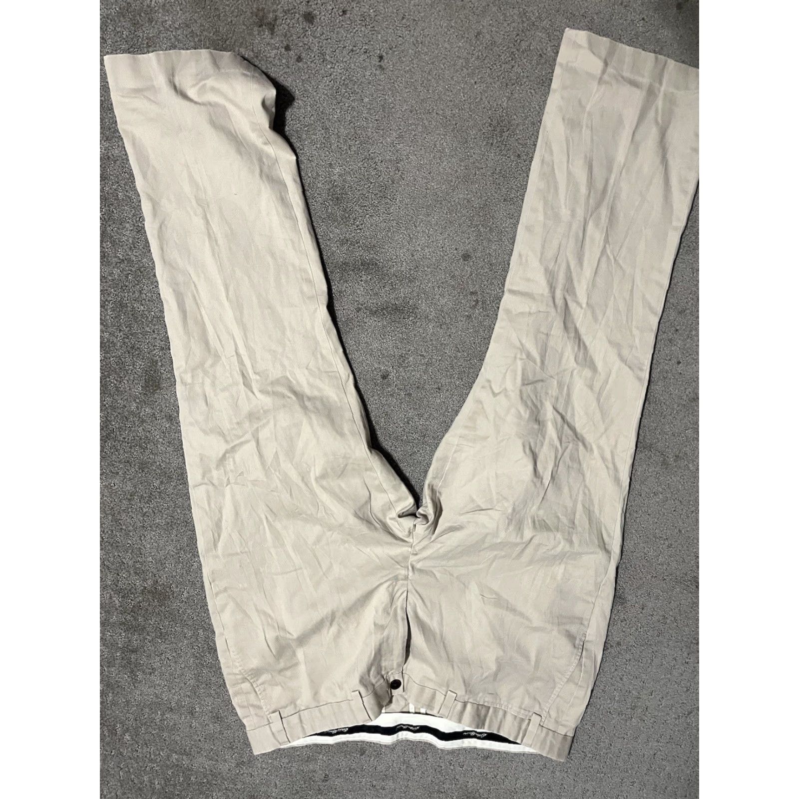 Eddie Bauer Eddie Bauer Beige Flat Front Wrinkle Free Classic Fit Pants Mens Size 44x30 Size US 44 / EU 60 - 3 Thumbnail