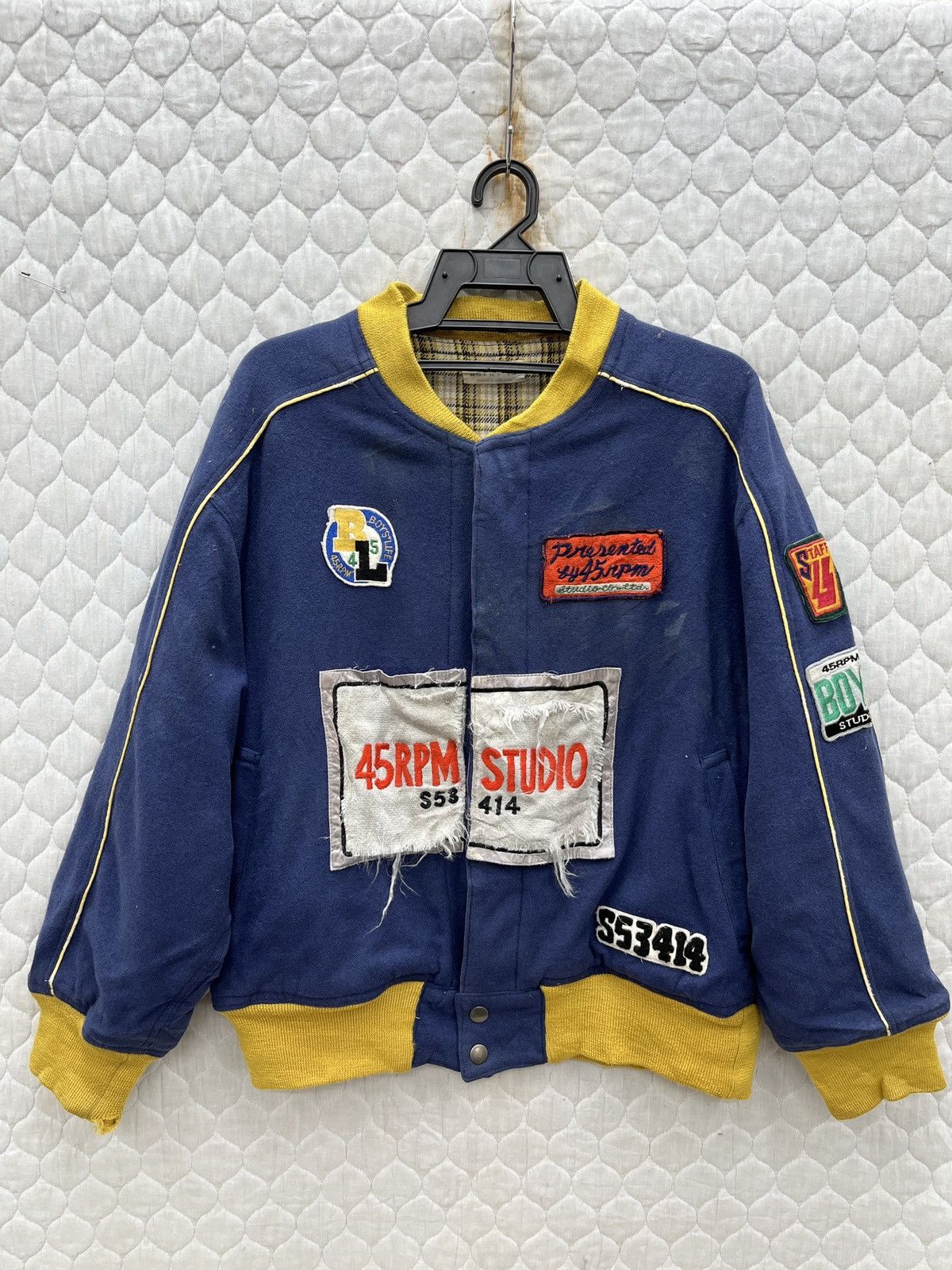 45rpm × Vintage 🔥🔥🔥ARCHIVE VTG 45RPM BOMBER JACKET Size US S / EU 44-46 / 1 - 1 Thumbnail