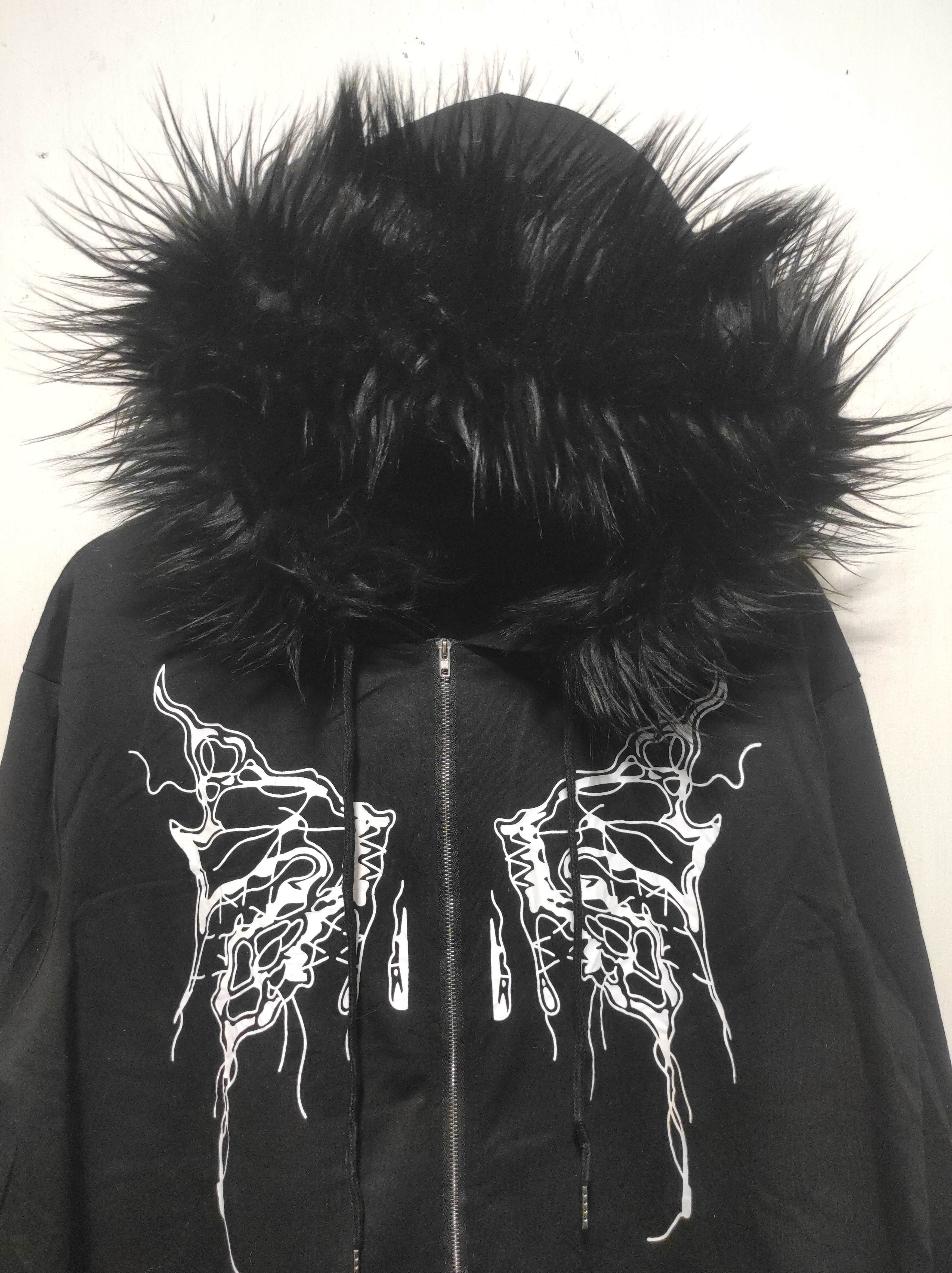 Hysteric Glamour Romwe Zipper Fur Hoodie i6w9 LGB style Size US M / EU 48-50 / 2 - 3 Thumbnail