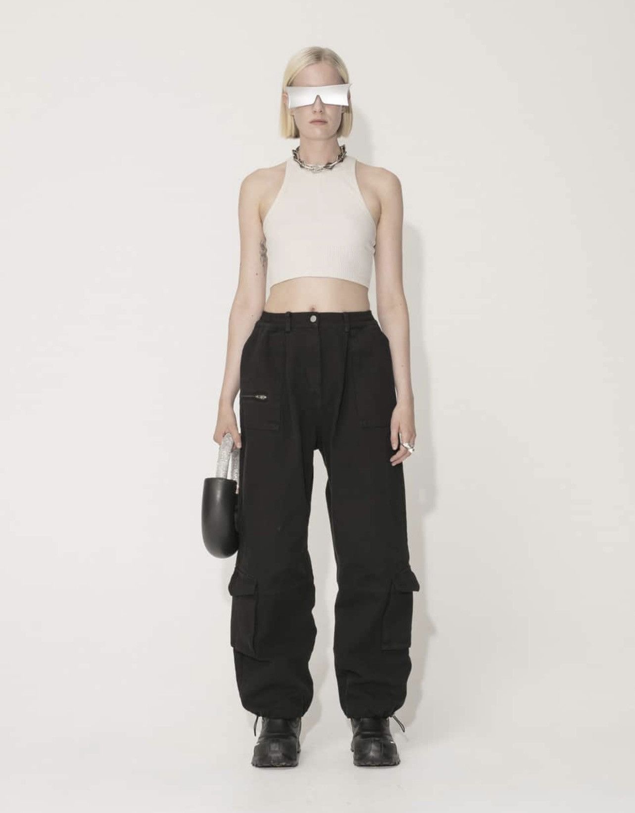 Han Kjobenhavn !DS! SS23 Han Kjobenhavn Cropped Racer Beige Top Size M / US 6-8 / IT 42-44 - 1 Thumbnail