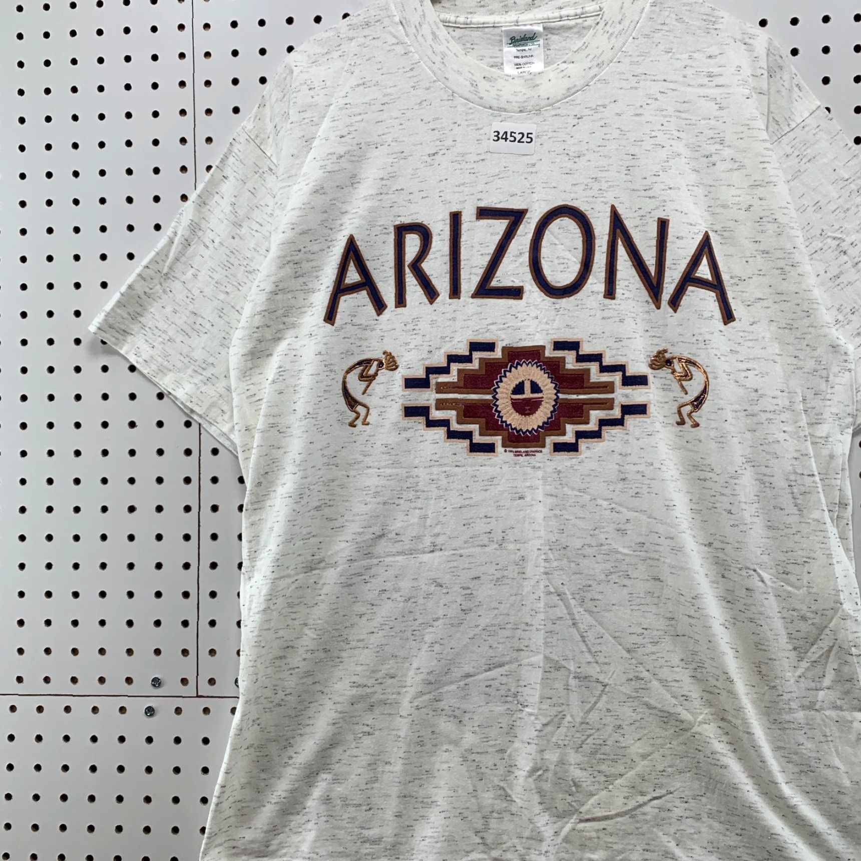 Vintage VINTAGE Arizona Shirt Mens Large White Single Stitch Made USA 22x30.5 Size US L / EU 52-54 / 3 - 3 Thumbnail