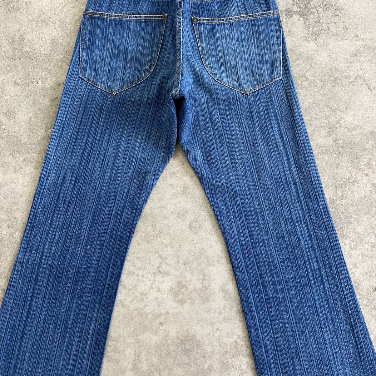 Japanese Brand Blue Way Japan Twill Striped Flared Denim Jeans Size US 28 / EU 44 - 15 Thumbnail