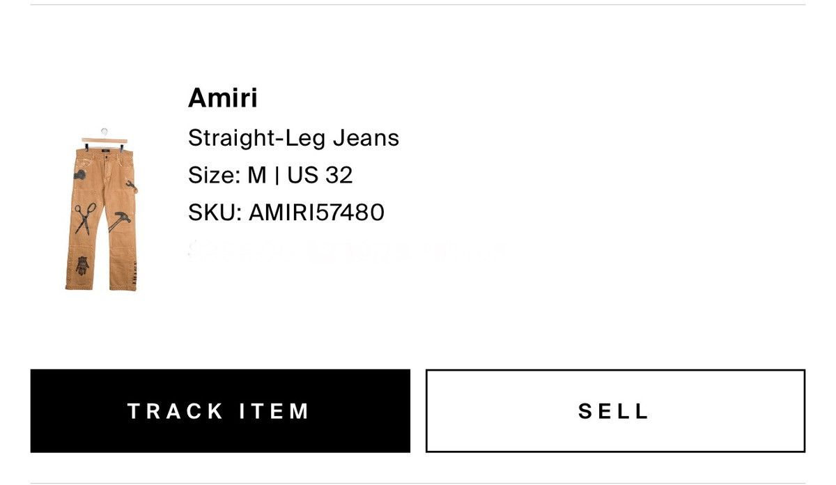 Amiri 🏆⚜️🔑AMIRI CARPENTER PANTS 🏆⚜️🔑 Size US 32 / EU 48 - 9 Thumbnail